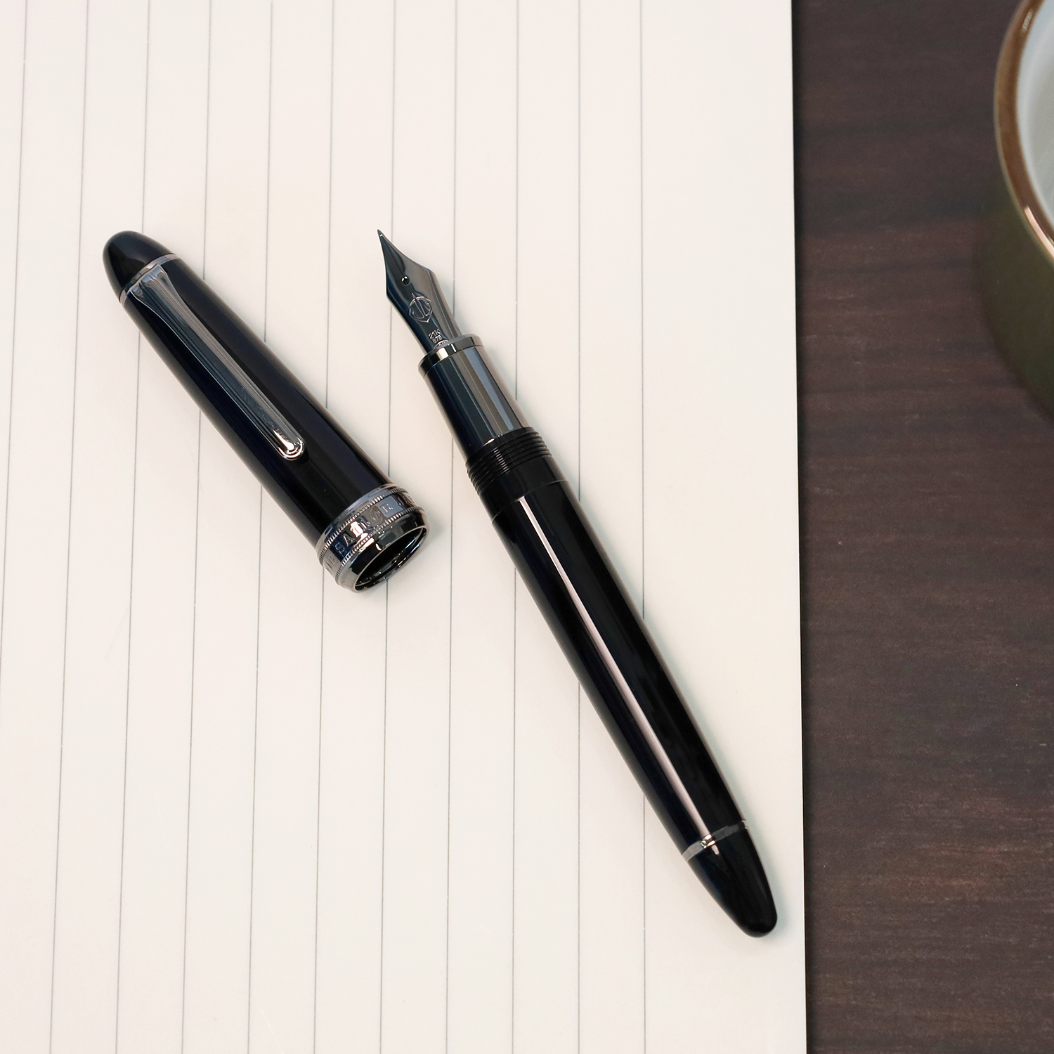 Sailor 1911L Black BT Naginata Togi Fountain pen