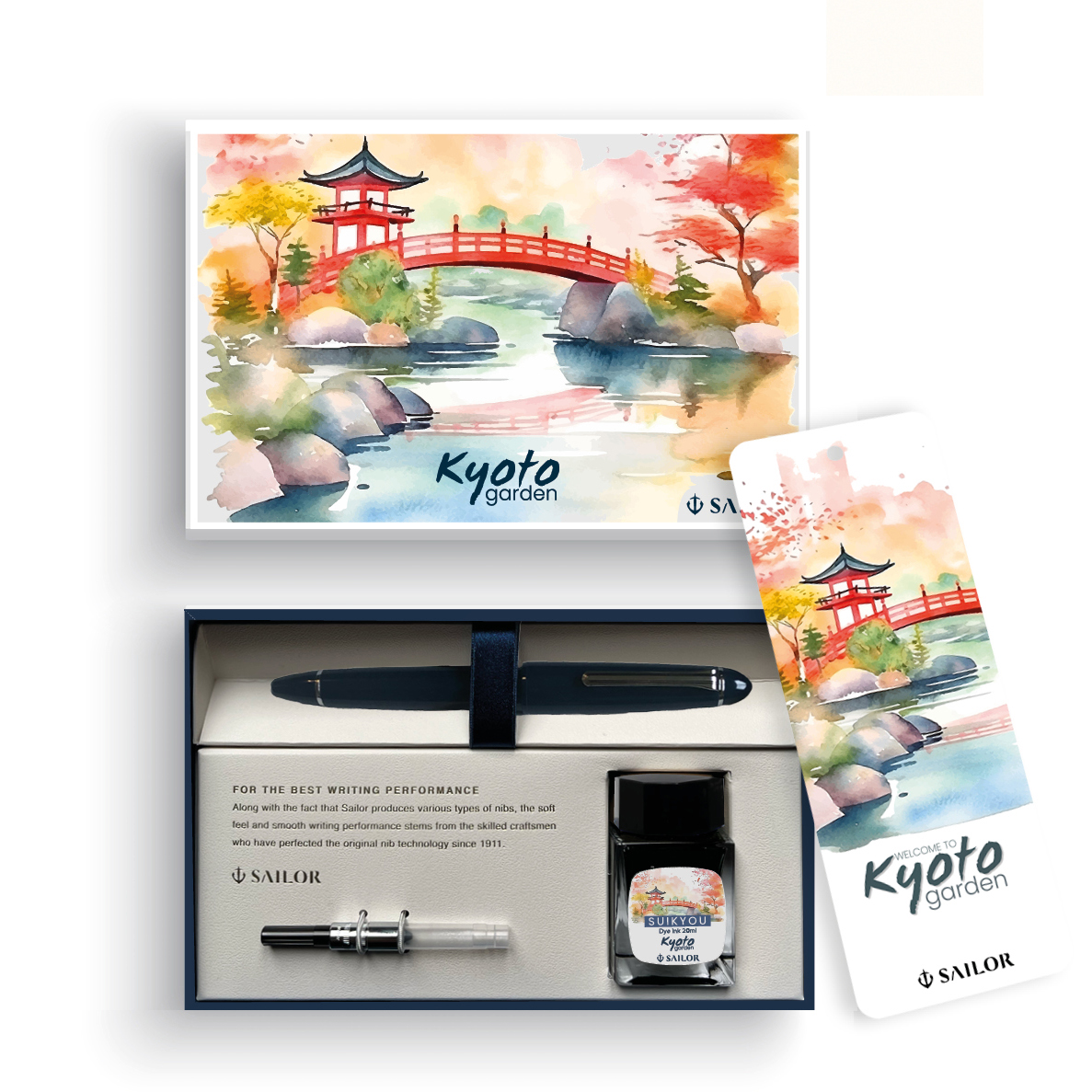 Sailor 1911L Ringless Kyoto Garden Koke RT Pióro wieczne