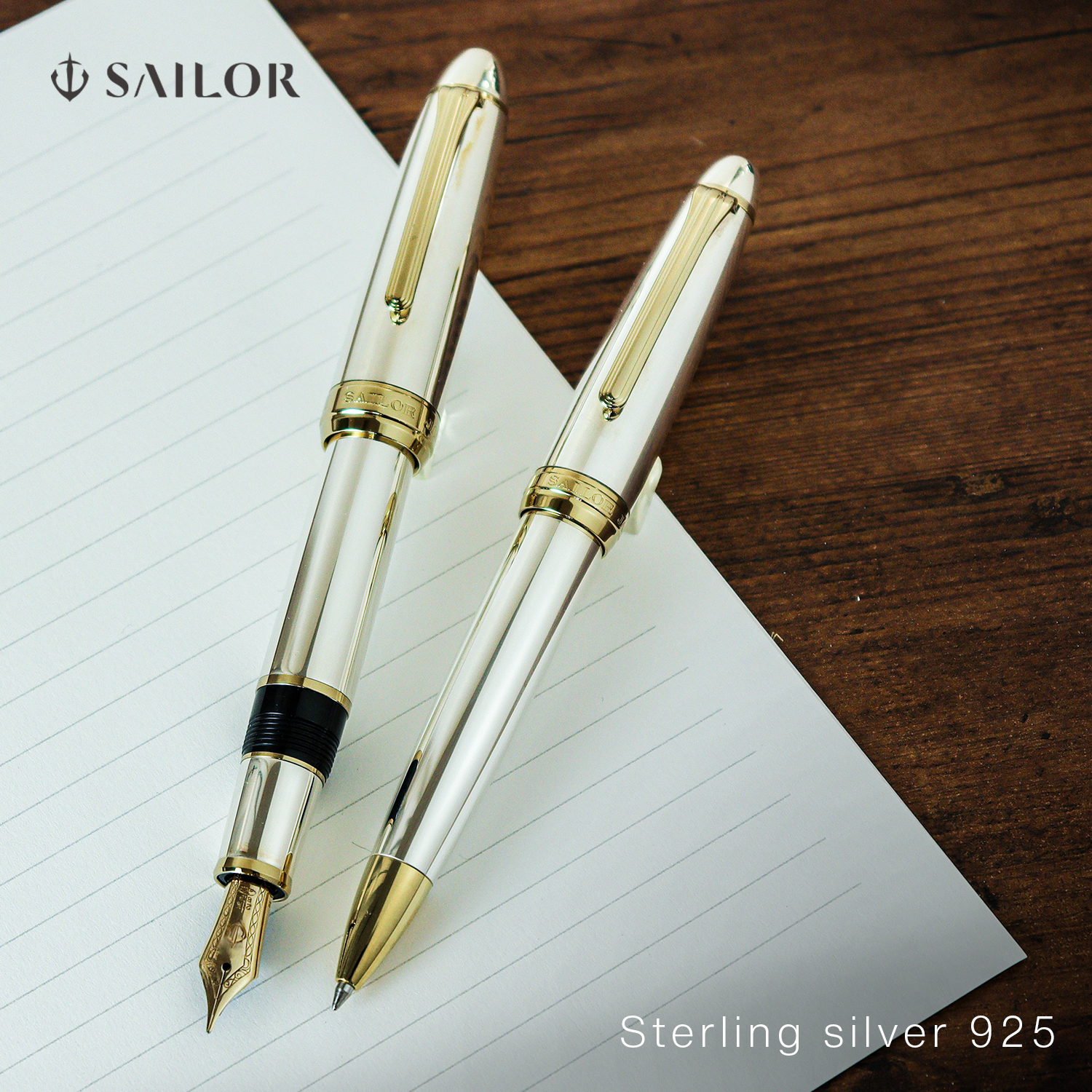Sailor 1911L Sterling Silver 925 GT Bolígrafo
