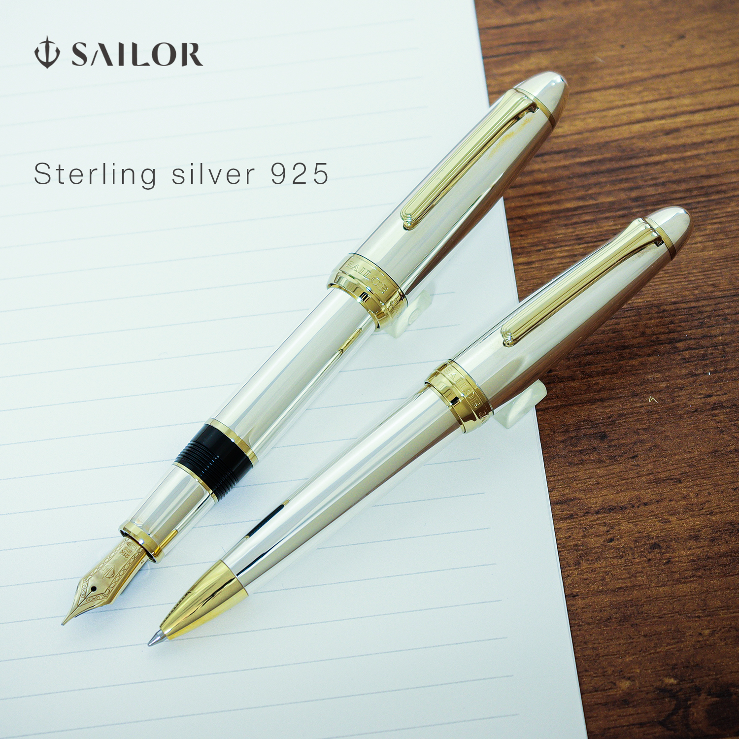 Sailor 1911L Sterling Silver 925 GT Bolígrafo