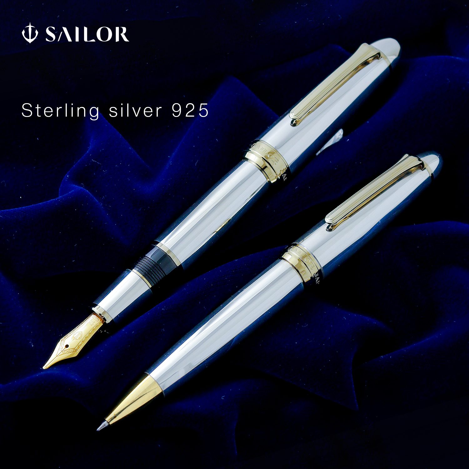 Sailor 1911L Sterling Silver 925 GT Fountain pen