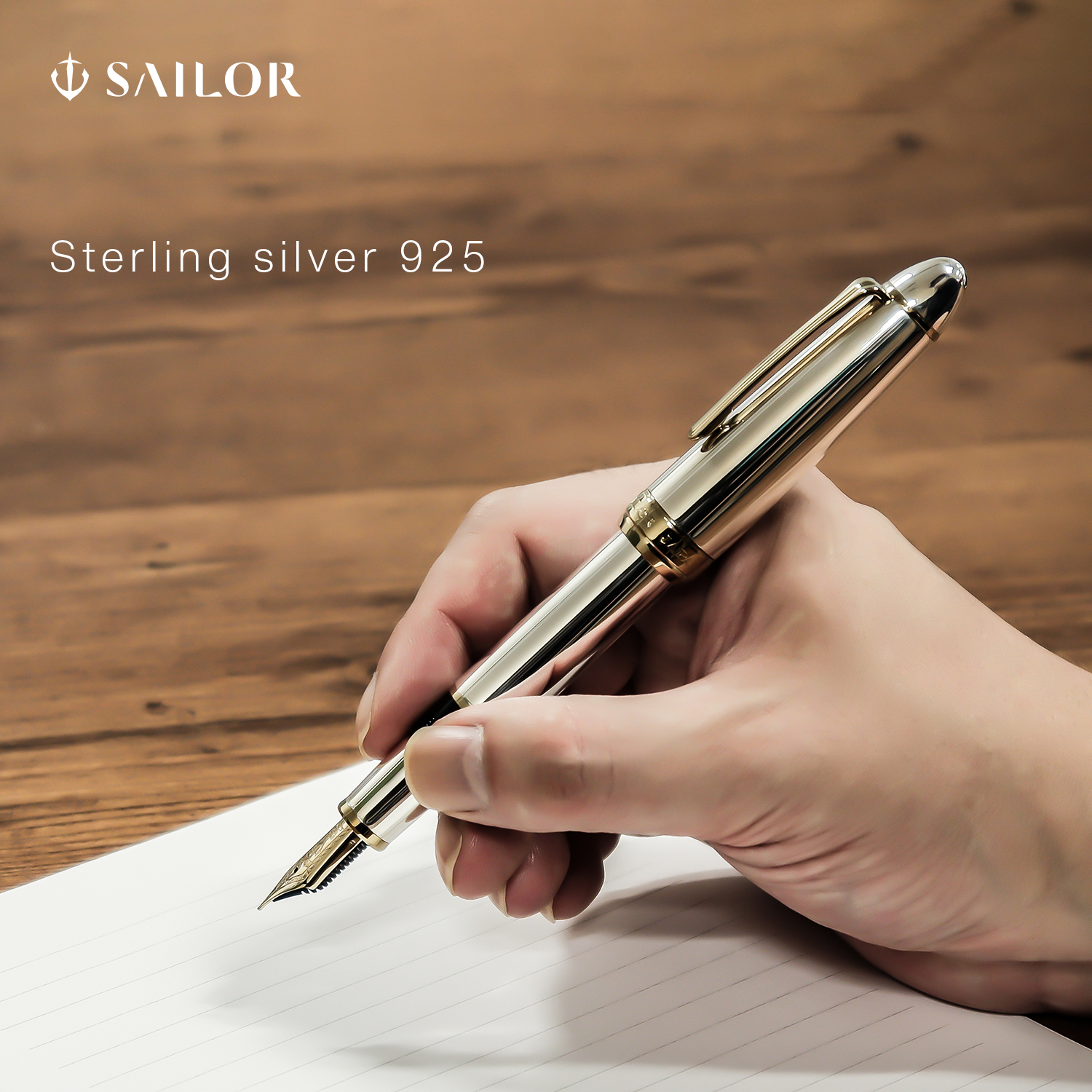 Sailor 1911L Sterling Silver 925 GT Fountain pen