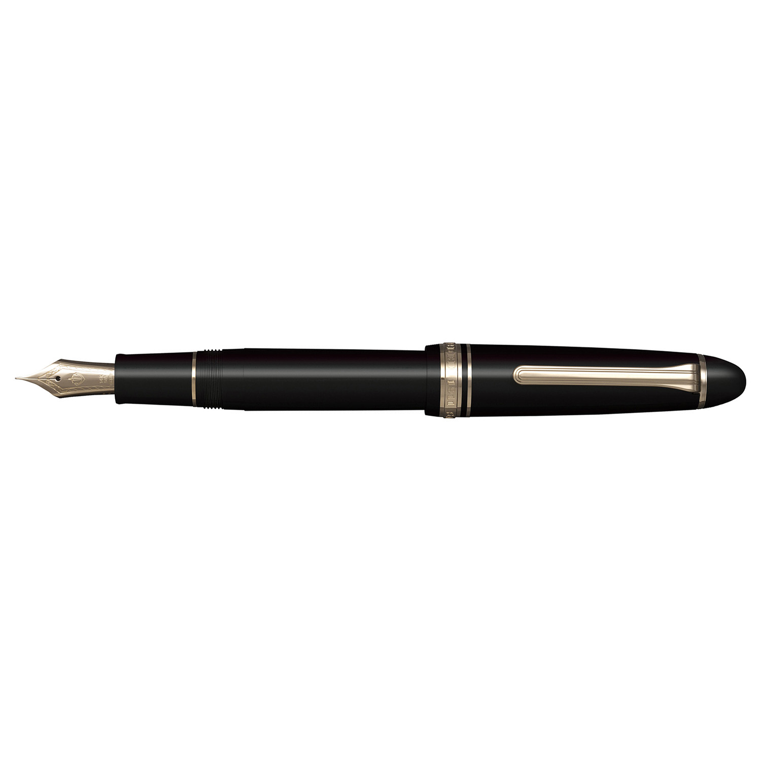 Sailor 1911L 14k Black GT Caneta de tinta permanente