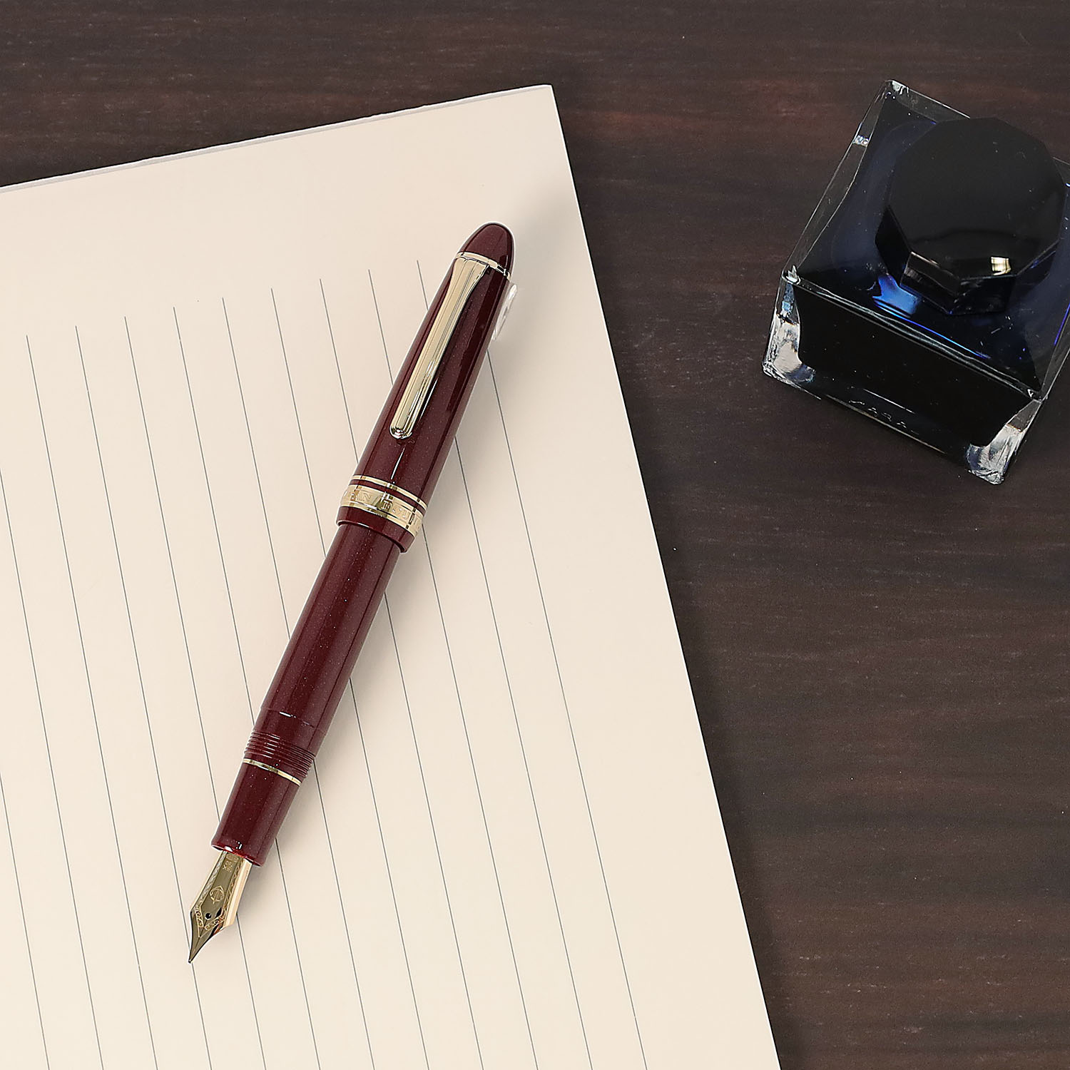 Sailor 1911L 18k Shining Red GT Caneta de tinta permanente
