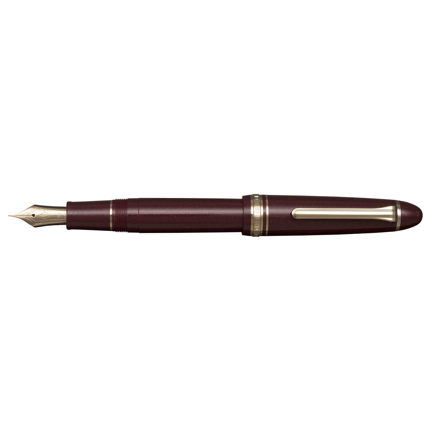 Sailor 1911L 18k Shining Red GT Caneta de tinta permanente