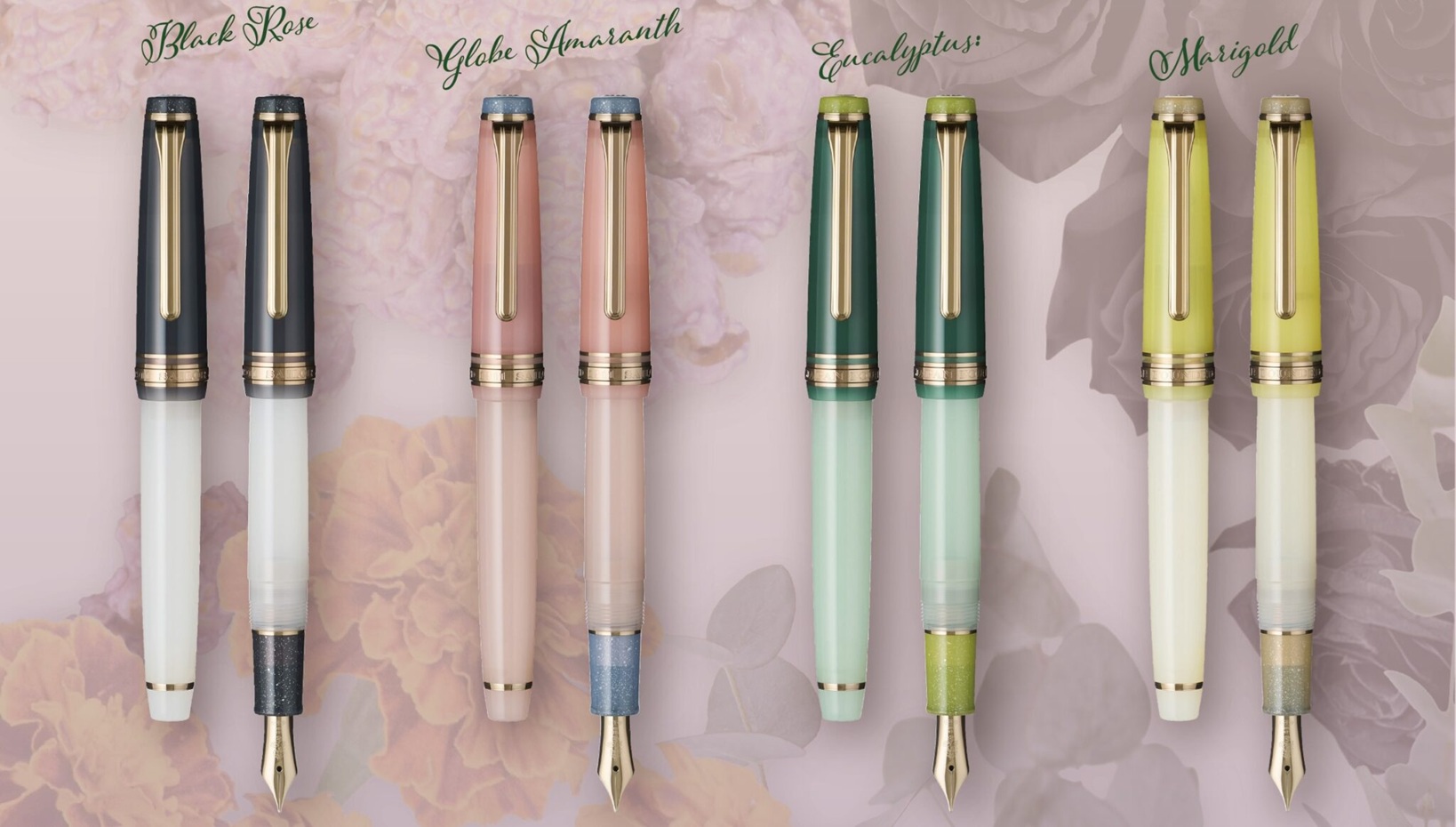 Sailor Pro Gear Slim Dried Flower Eucalyptus GT Fountain pen