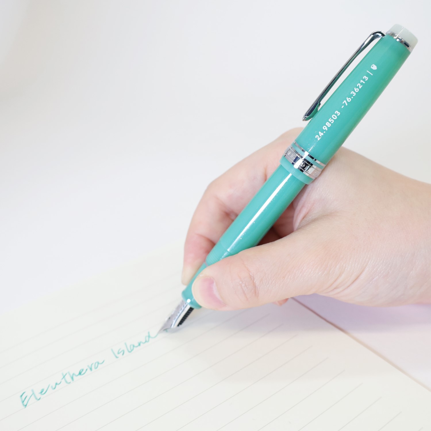 Sailor Pro Gear Slim Fountain Pen of the Seas Eleuthera Island RT Pluma Estilográfica