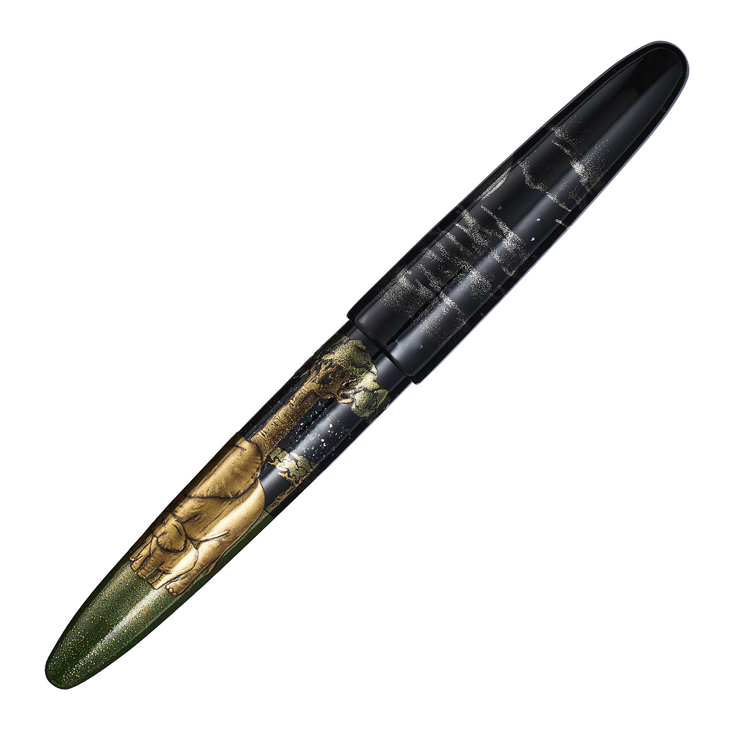 Sailor 1911 King of Pens Maki-E Elephant in the Moonlight Fountain pen