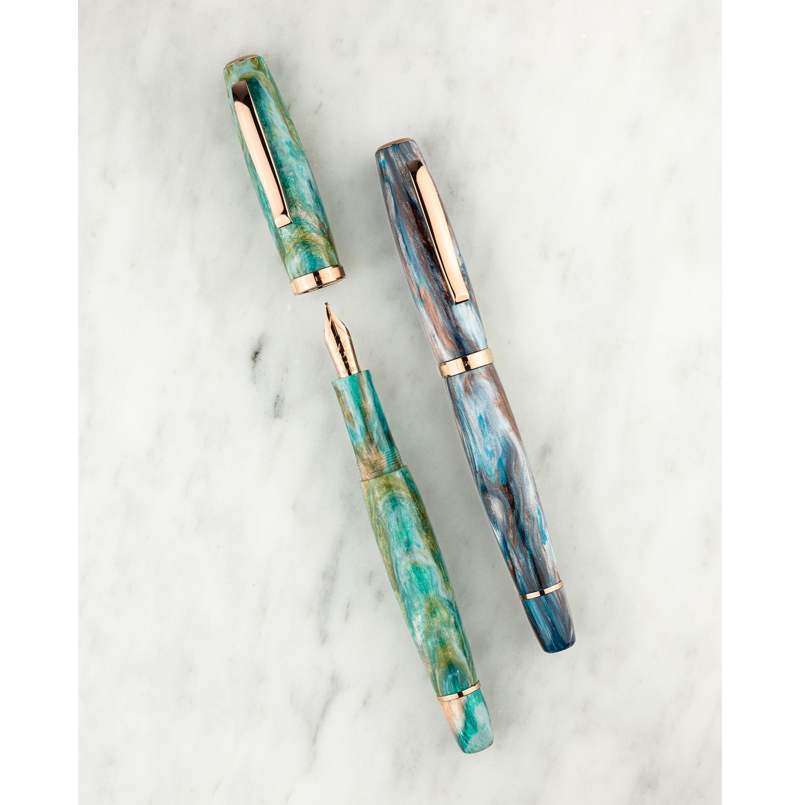 Scribo La Dotta Frassinago PVD Corten Fountain pen