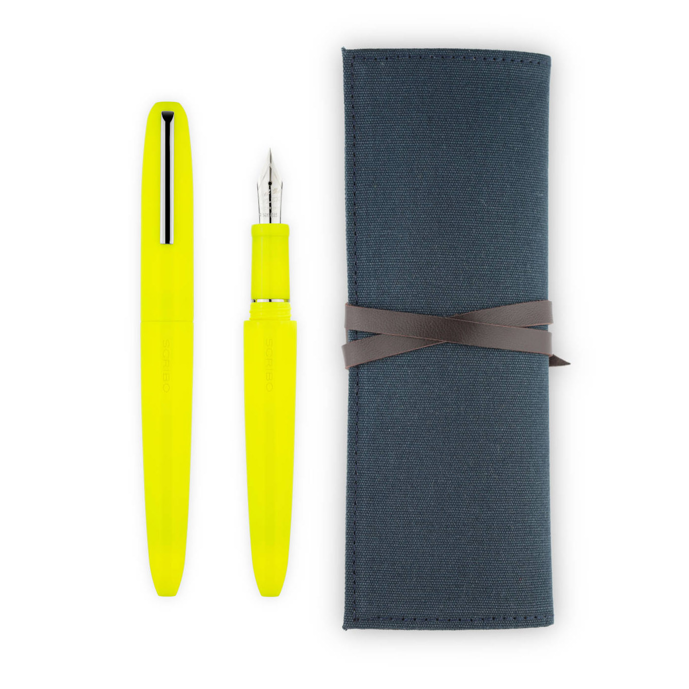 Scribo Piuma Art Fluorescent Yellow ST Fountain pen