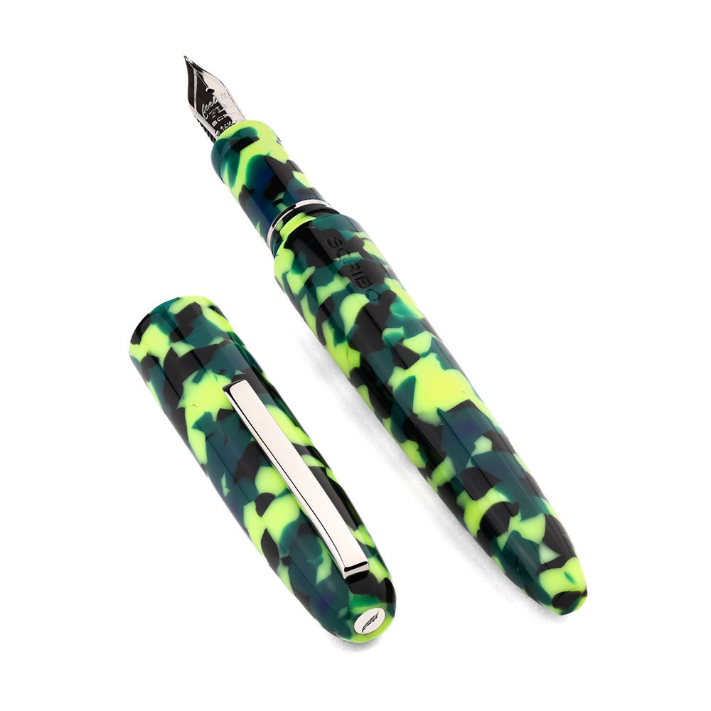 Scribo Piuma Pop Art Green/Yellow ST Reservoarpenna