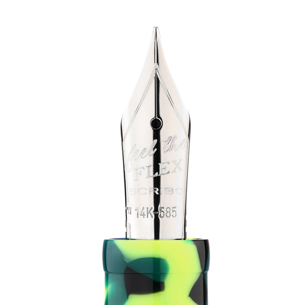 Scribo Piuma Pop Art Green/Yellow ST Reservoarpenna