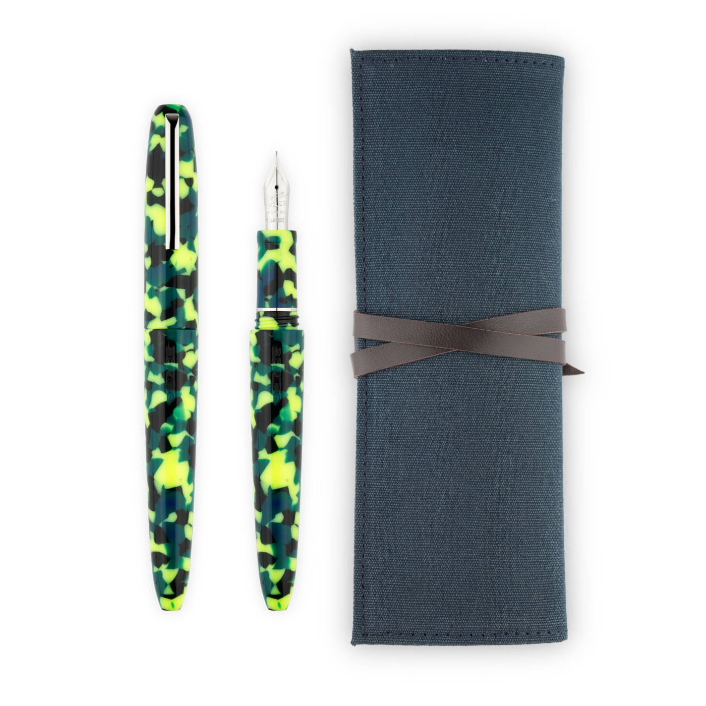 Scribo Piuma Pop Art Green/Yellow ST Reservoarpenna
