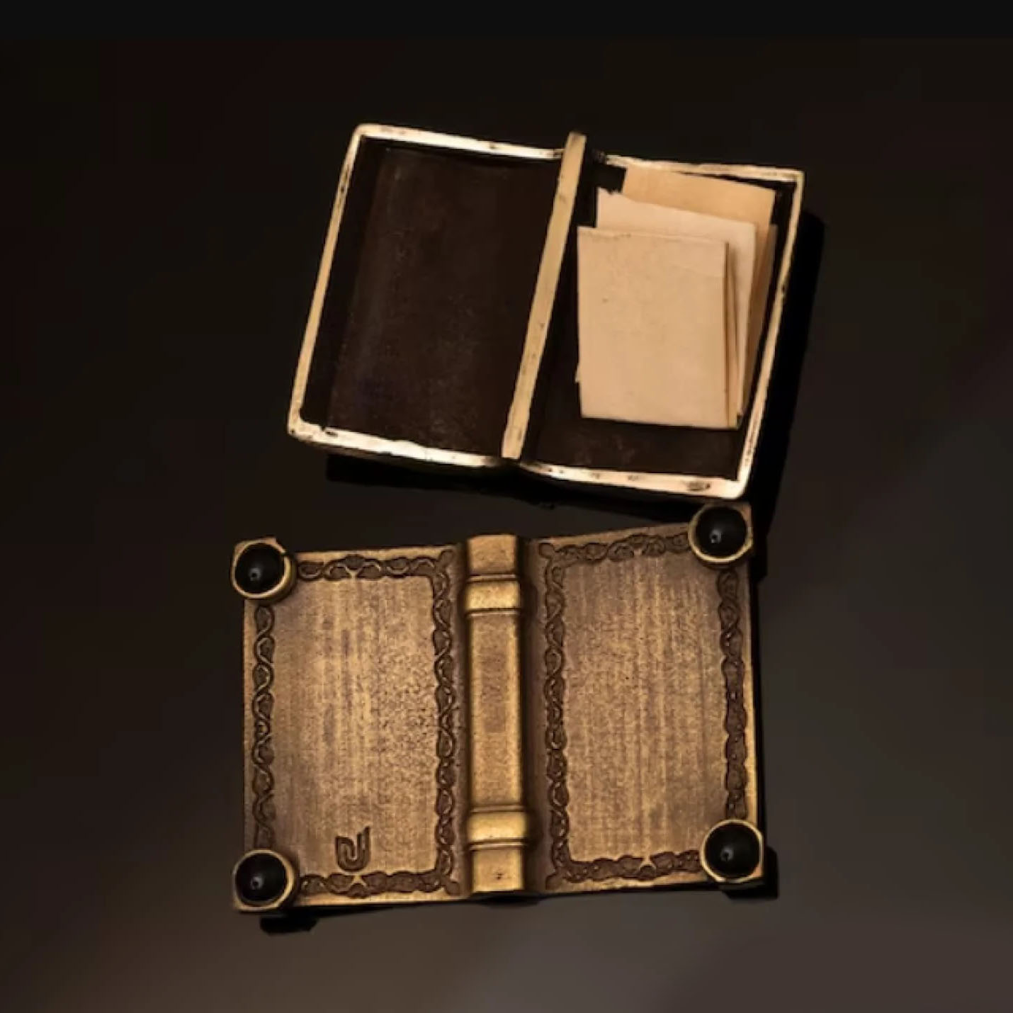 Sepia Writing Accessories Vanitas Brass Pen Rest