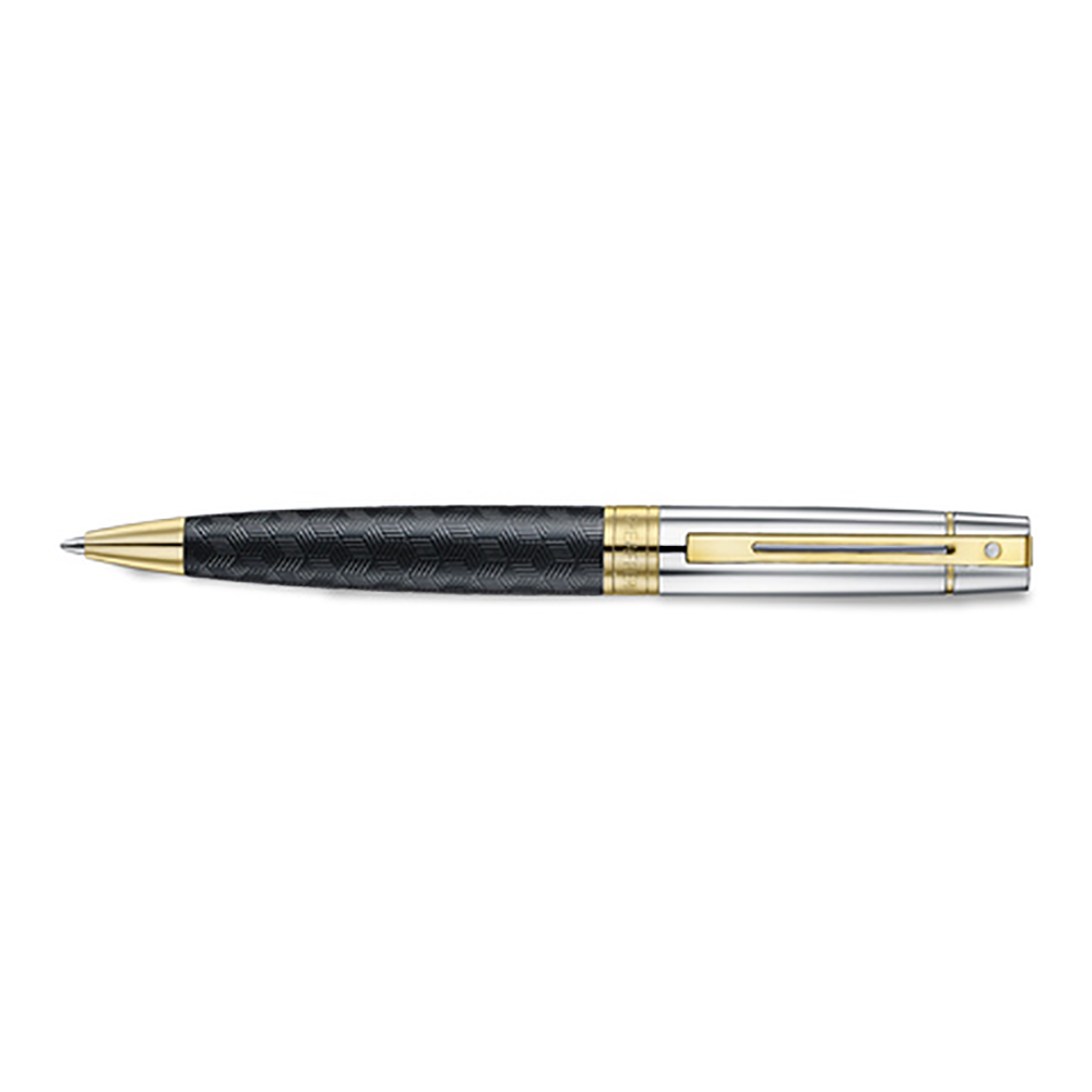 Sheaffer 300 Engraved Black and Chrome GT Kugelschreiber