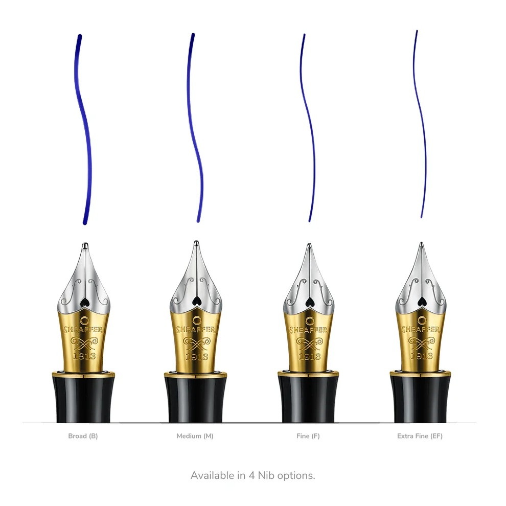 Sheaffer Balance III Glossy Black GT Vulpen