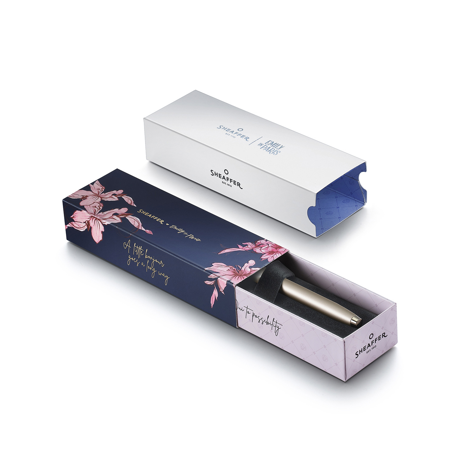 Sheaffer 100 Emily in Paris Champagne Gold GT Roller