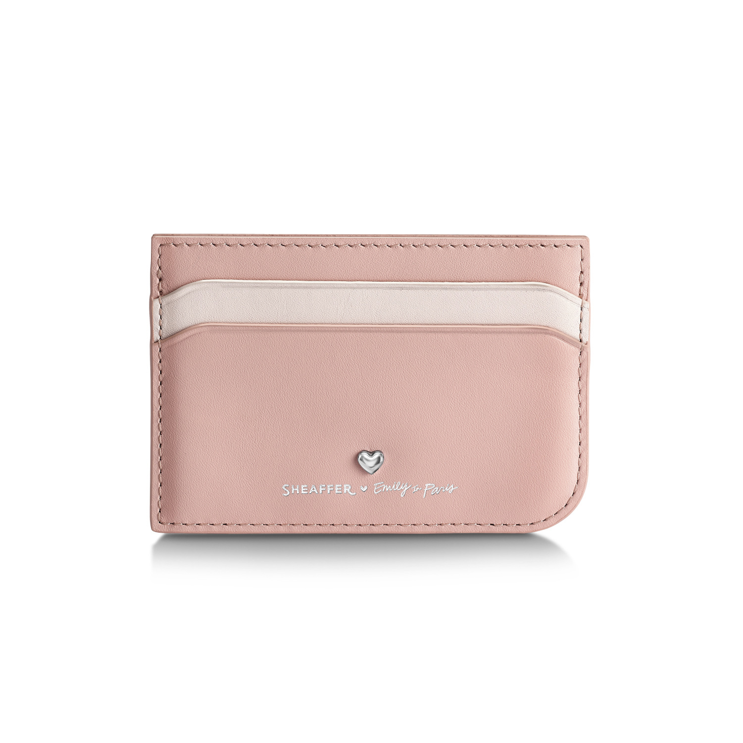 Sheaffer Sentinel Emily in Paris Matte Pink Bow ST Ballpoint and Credit Card Holder Set