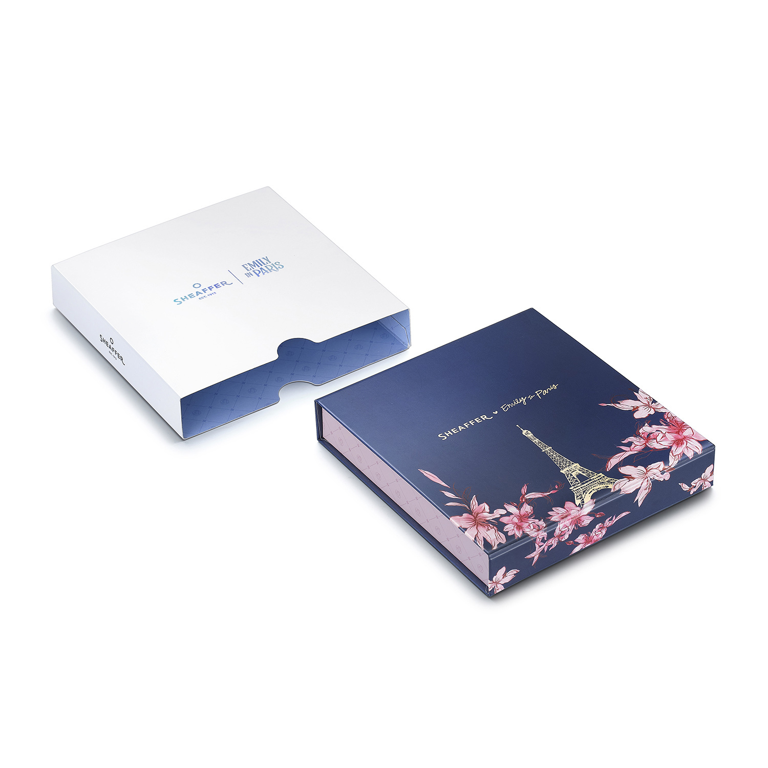 Sheaffer Sentinel Emily in Paris Matte Pink Bow ST Ballpoint and Credit Card Holder Set