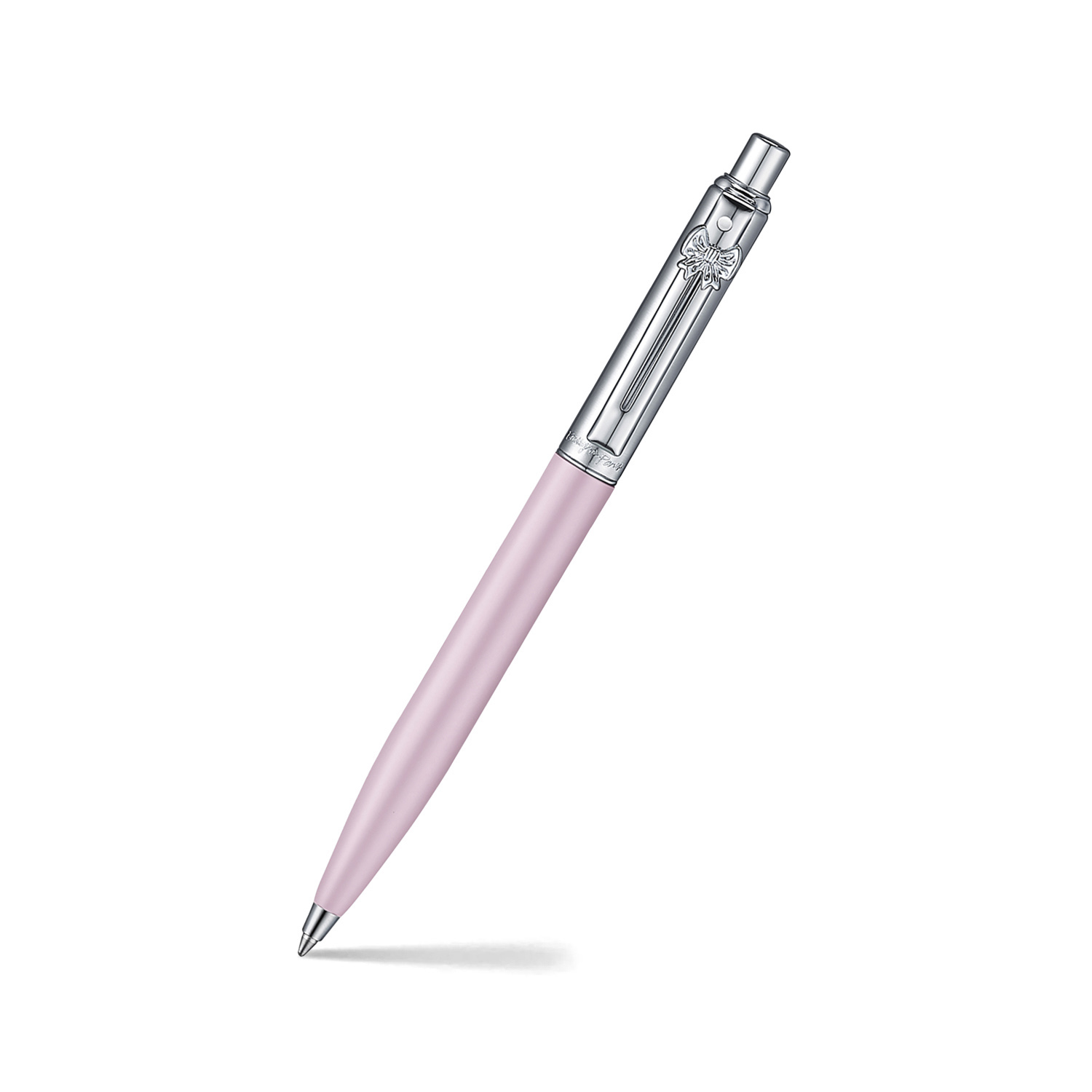 Sheaffer Sentinel Emily in Paris Matte Pink Bow ST Ballpoint and Credit Card Holder Set