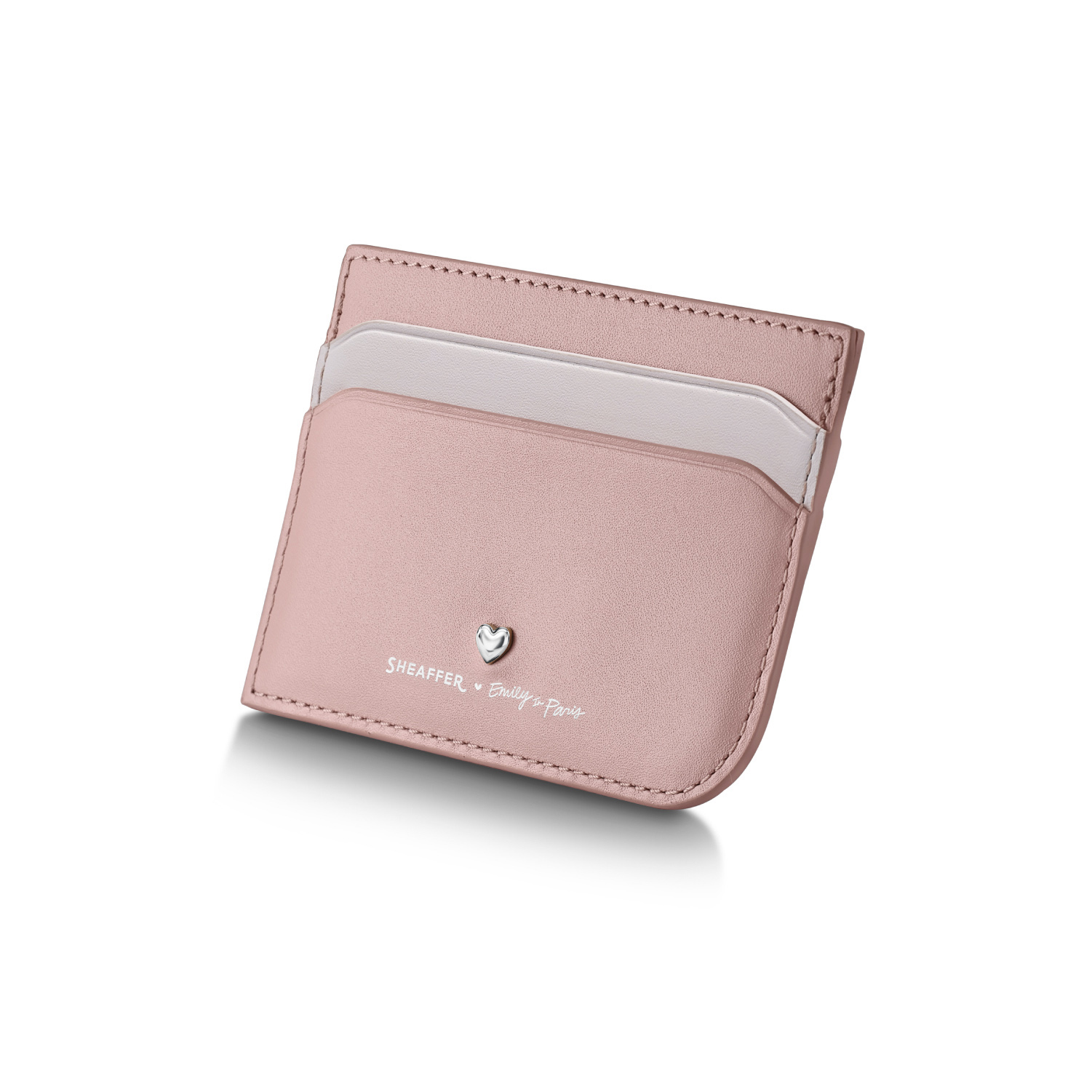 Sheaffer Sentinel Emily in Paris Matte Pink Bow ST Ballpoint and Credit Card Holder Set