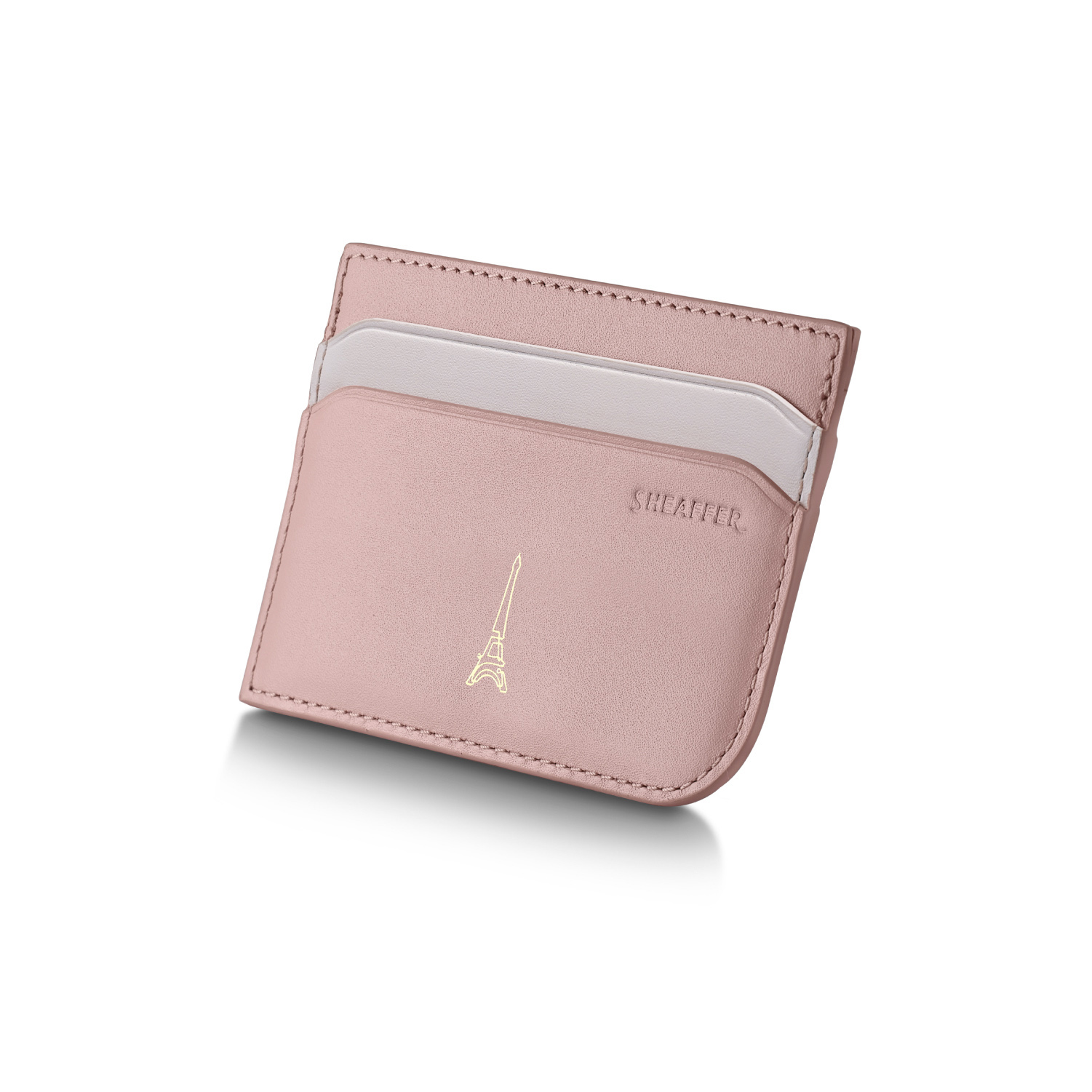Sheaffer Prelude Mini Emily in Paris Pastel Pink and Swarovski Crystal RGT Ballpoint and Credit Card Holder Set