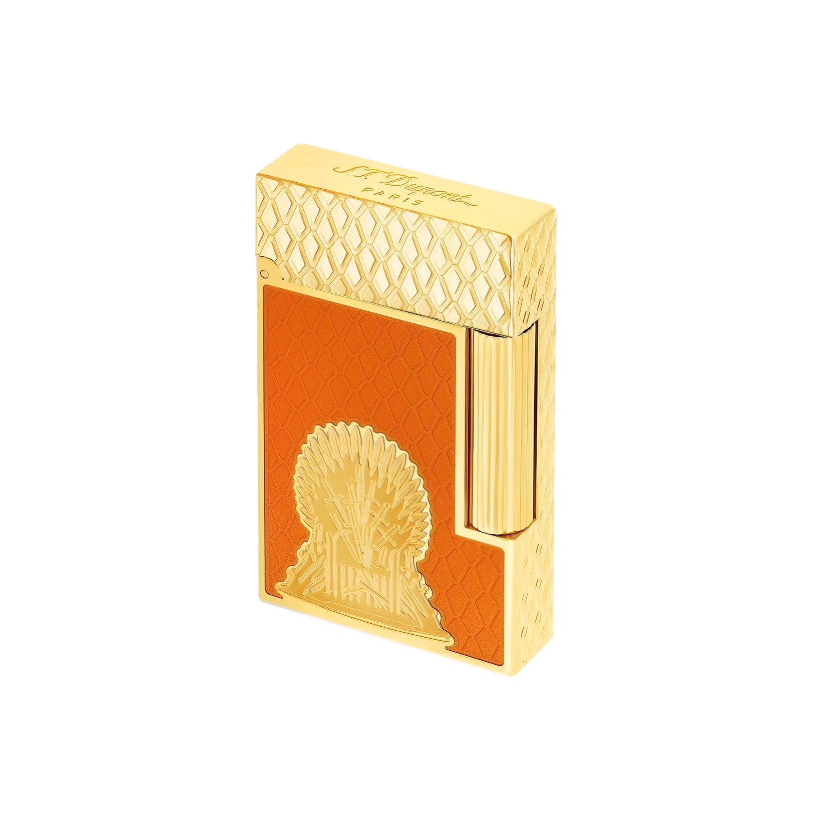 S.T. Dupont Ligne 2 Cling Game of Thrones Lacquered Fire Orange Gold Zapalniczka C16413