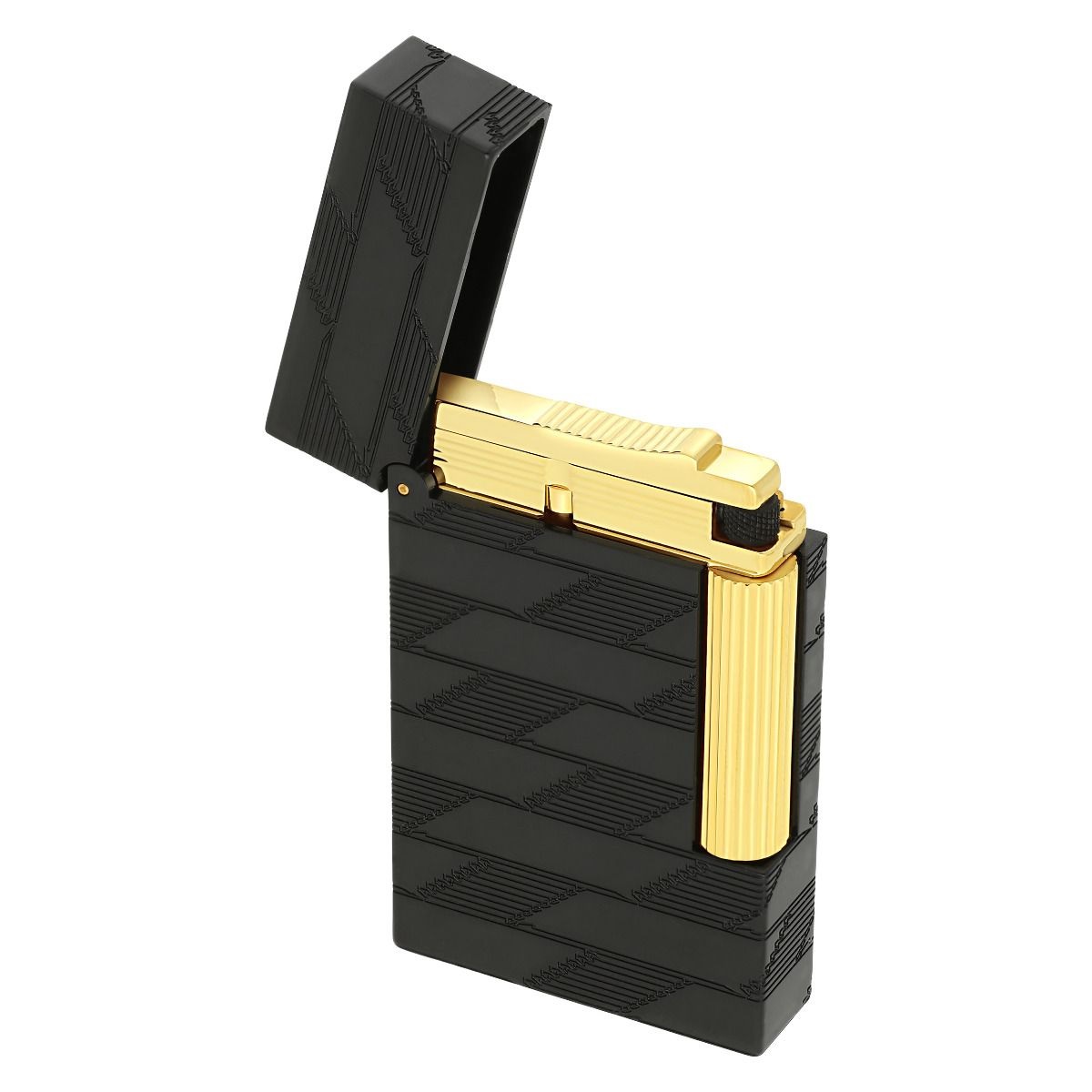 S.T. Dupont Ligne 2 Cling Monogram 1872 Black Briquet