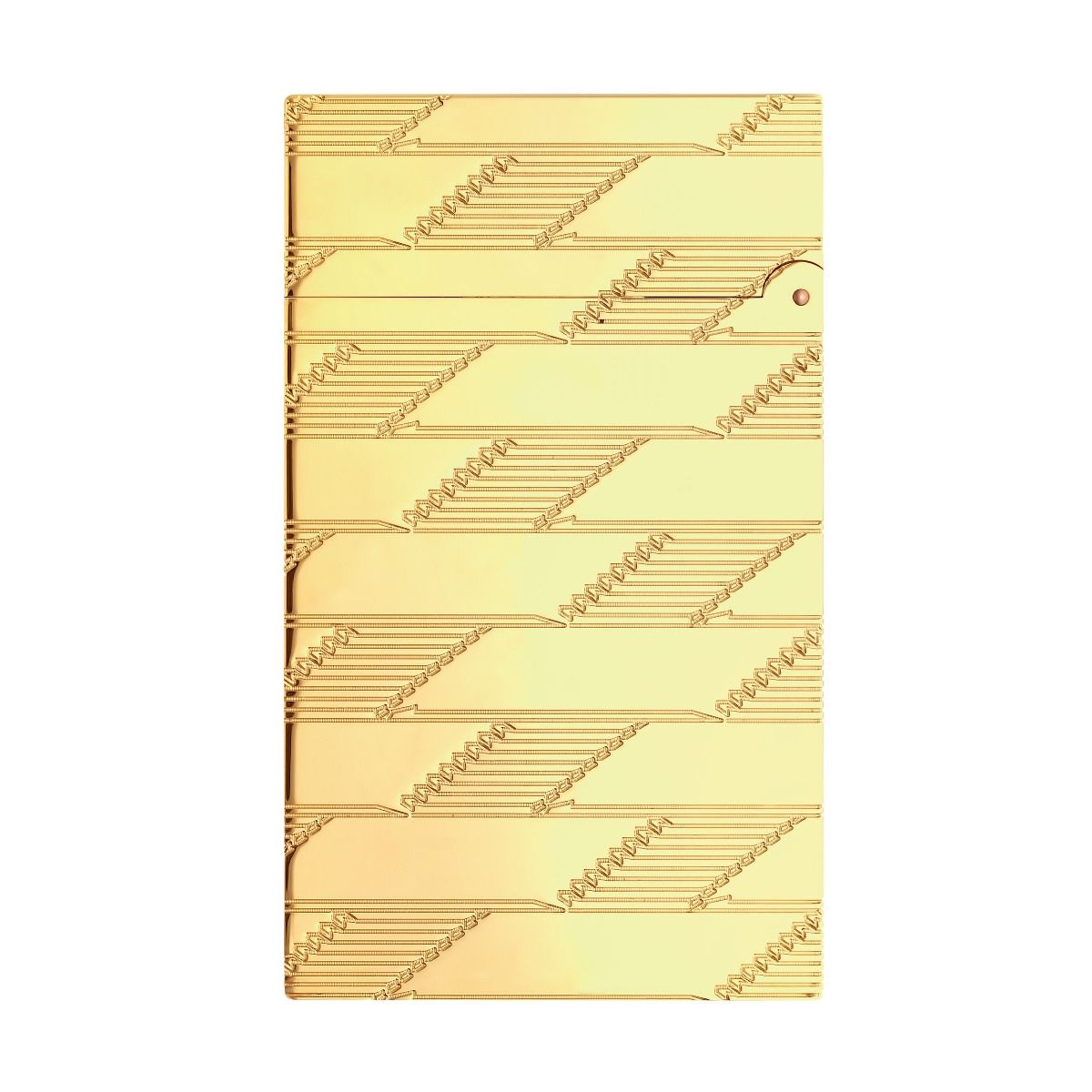 S.T. Dupont Ligne 2 Cling Monogram 1872 Gold Lighter