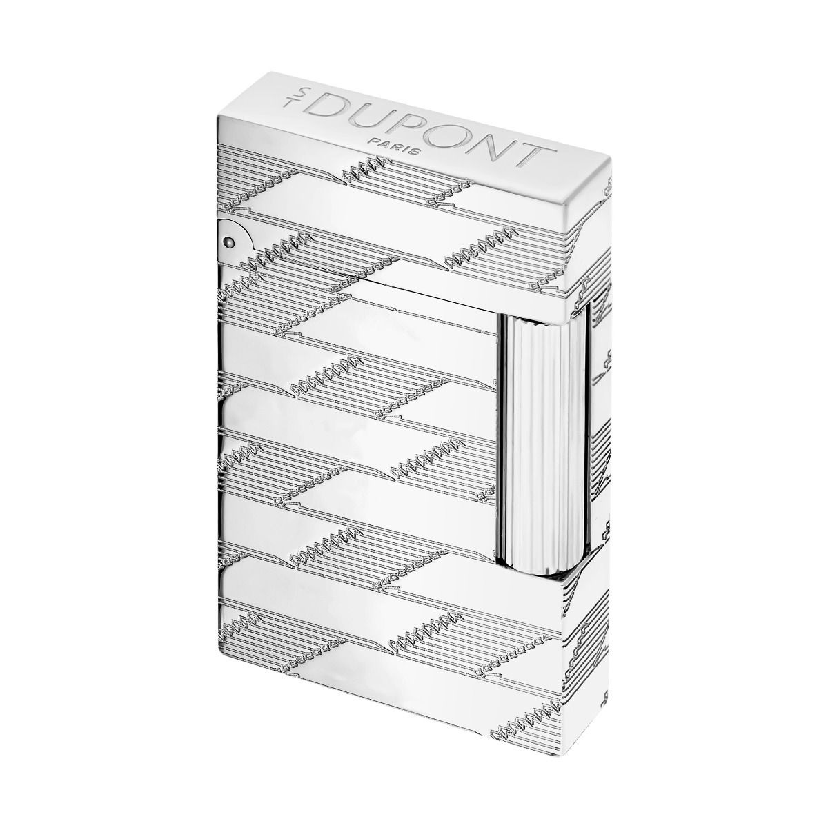 S.T. Dupont Ligne 2 Cling Monogram 1872 Palladium Tändare