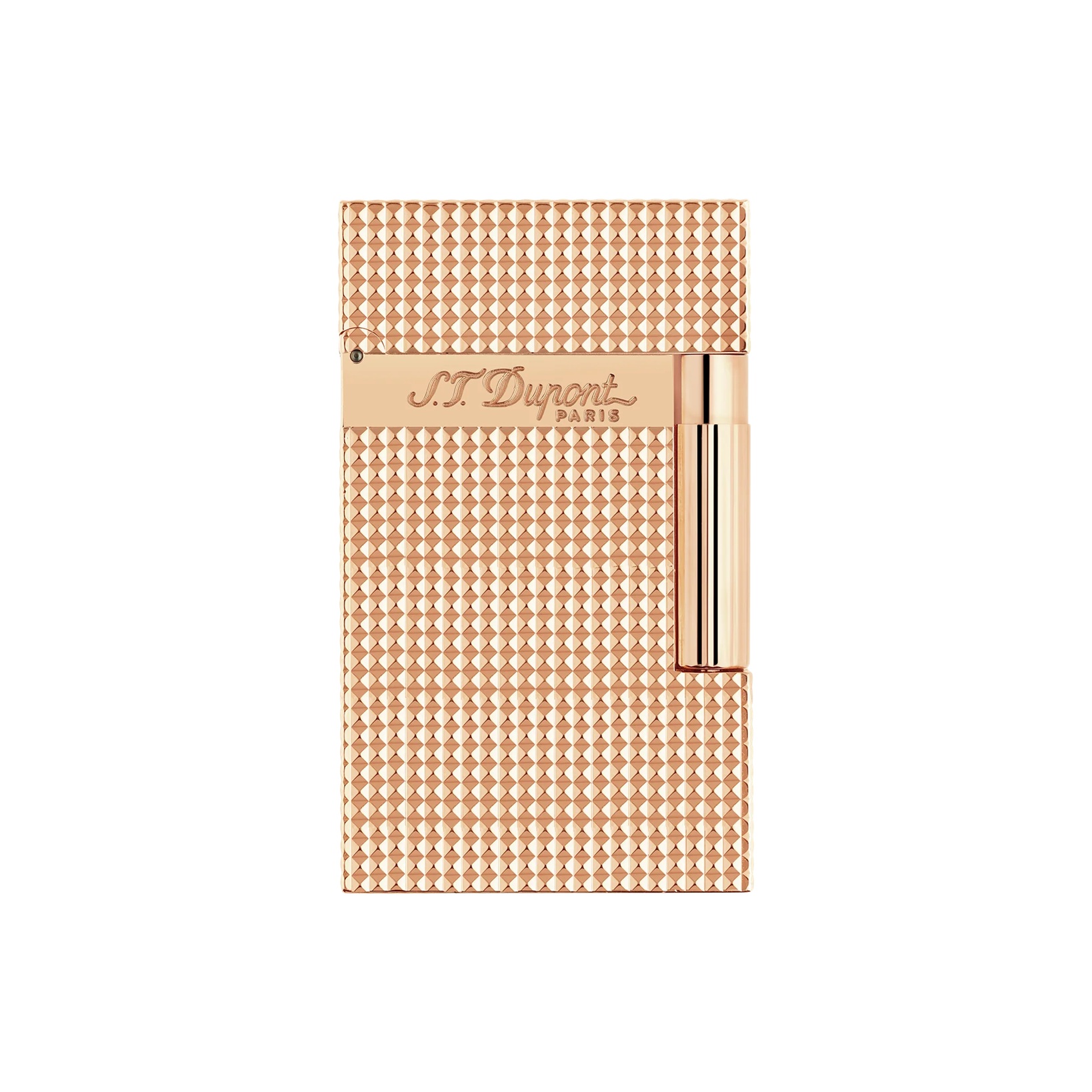 S.T. Dupont Ligne 2 Guilloche Rose Gold Lighter 016424