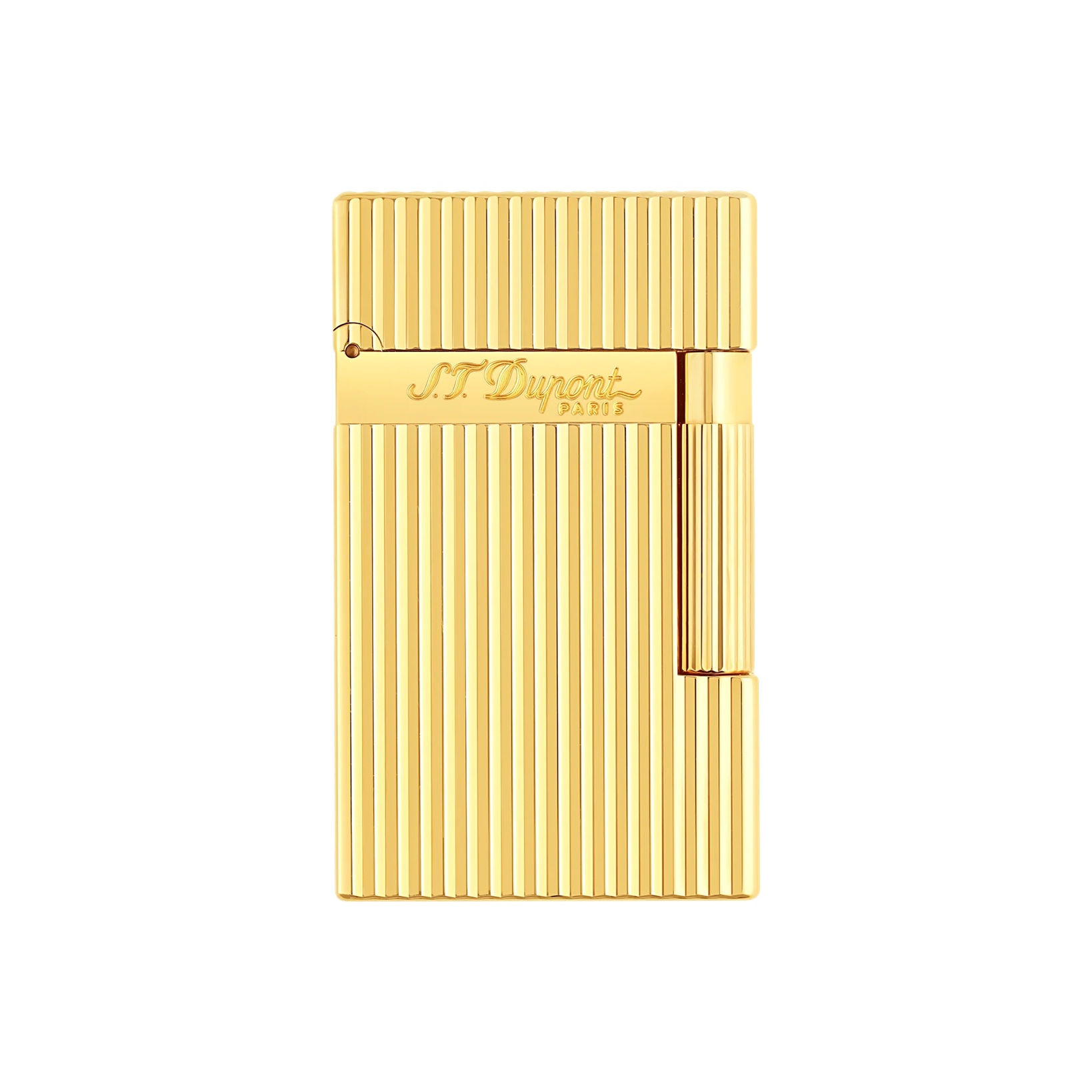 S.T. Dupont Ligne 2 Guilloche Vertical Lines Gold Lighter Zapalniczka  016827