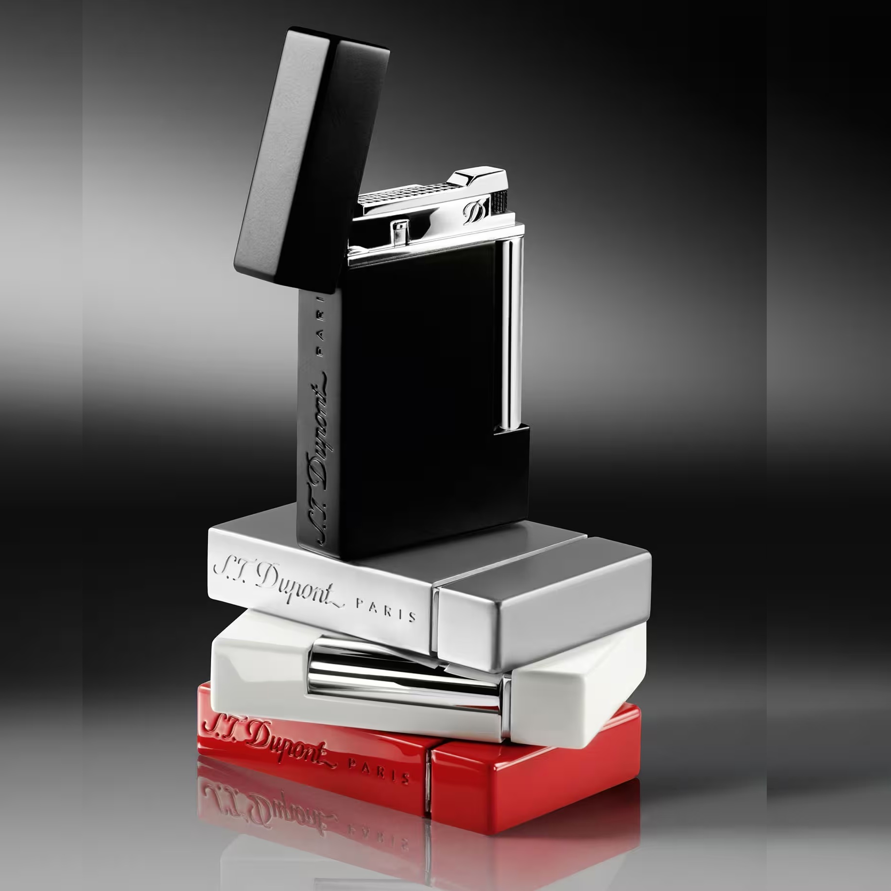 S.T. Dupont Ligne 8 Matte Black Lighter 25100