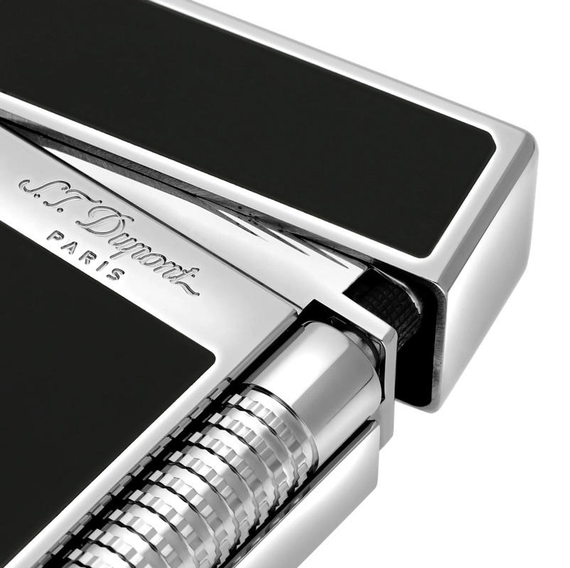 S.T. Dupont Ligne 2 Le Grand Black Lacquer & Palladium Lighter