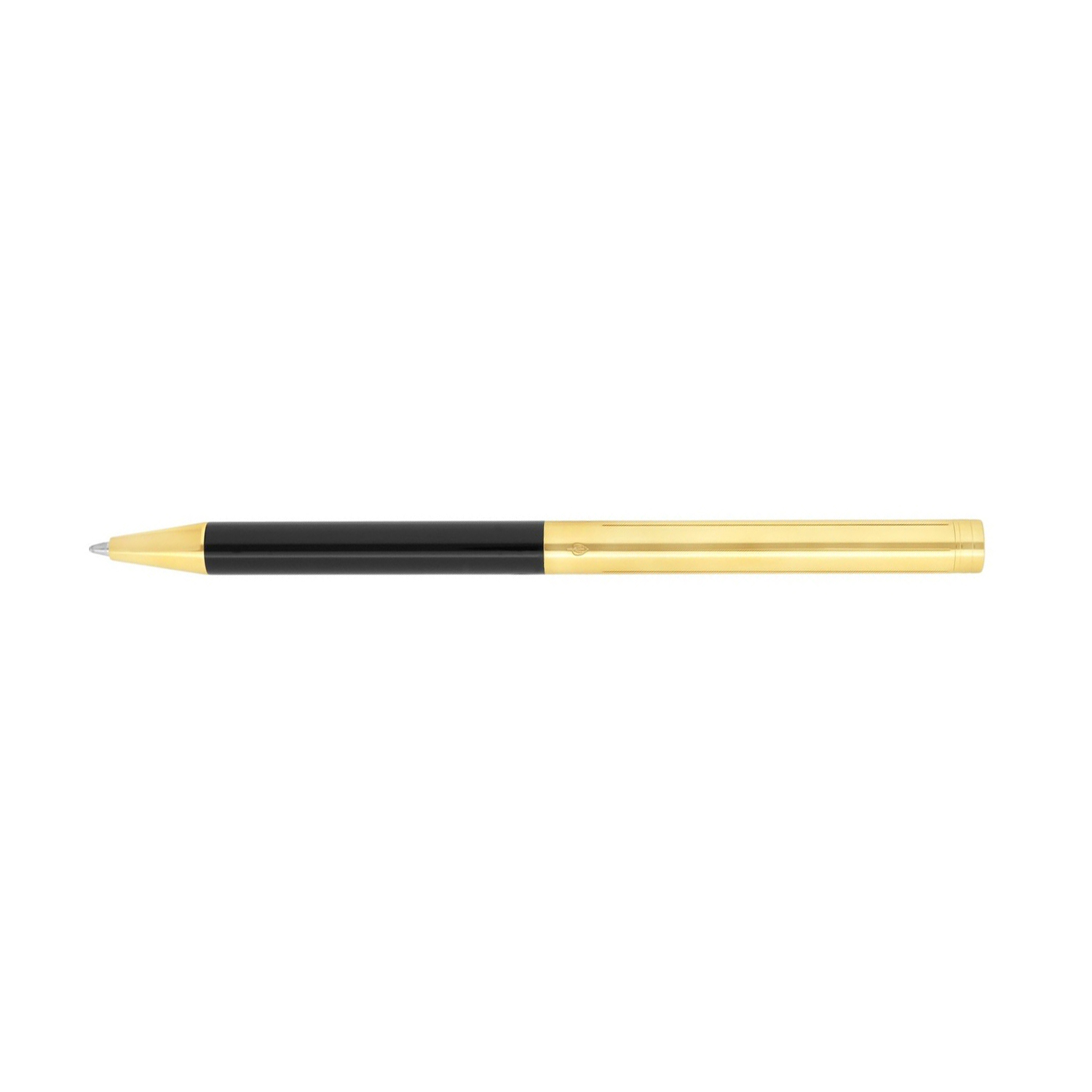 S.T. Dupont Classique Black Yellow Gold Ballpoint 045076N