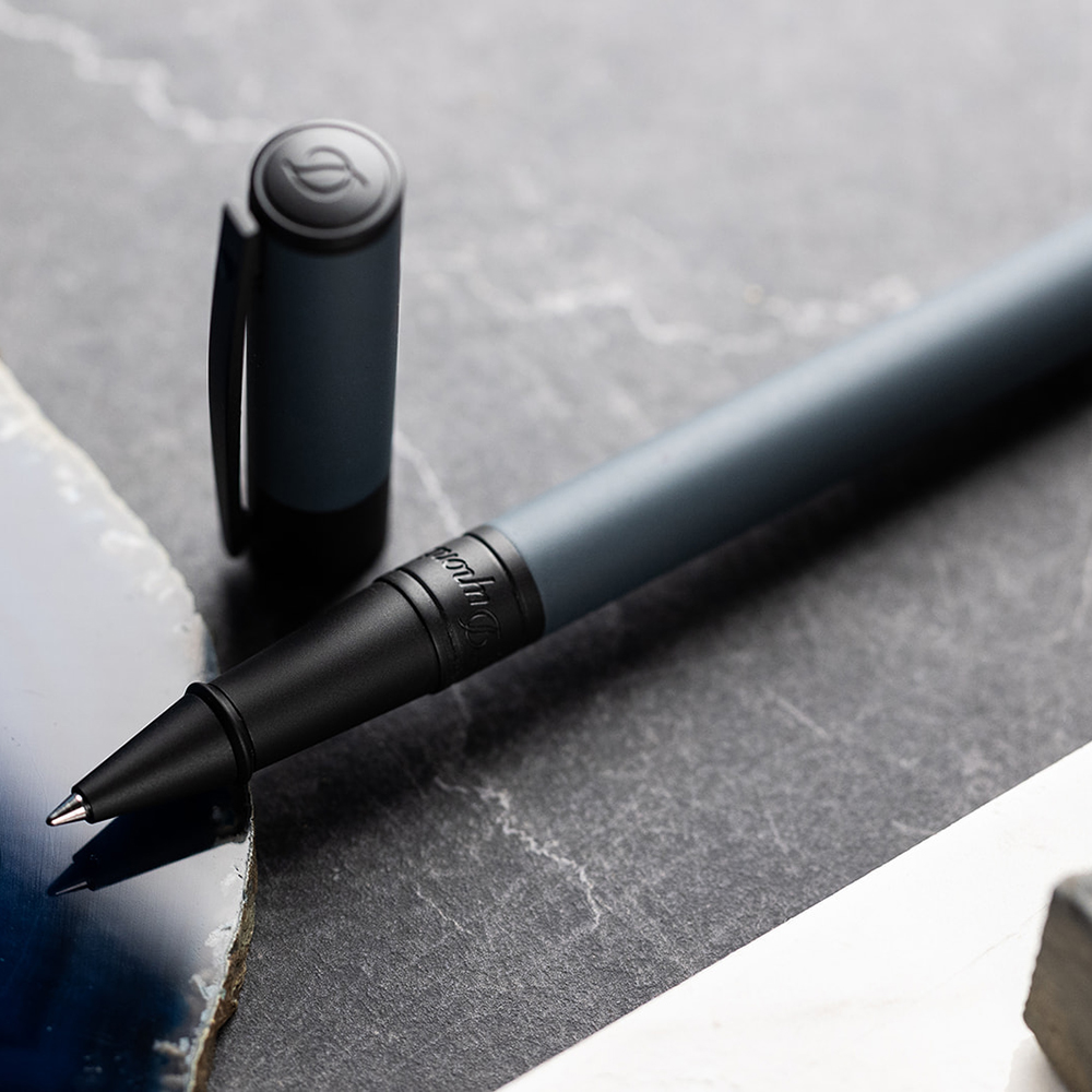 S.T. Dupont D-Initial Velvet Graphite & Black Tintenroller