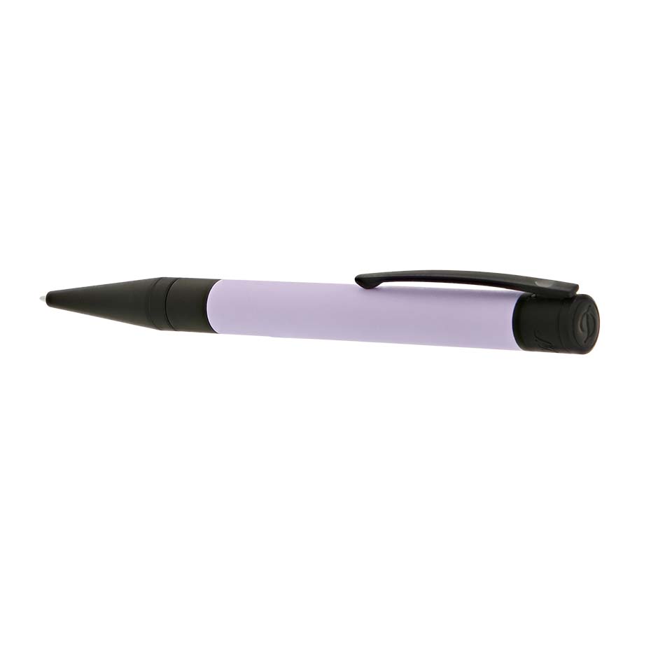 S.T. Dupont D-Initial Velvet Lilac & Black Balpen 265001