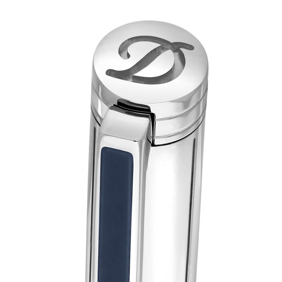 S.T. Dupont Classique Blue Palladium Stylo Bille 045077N