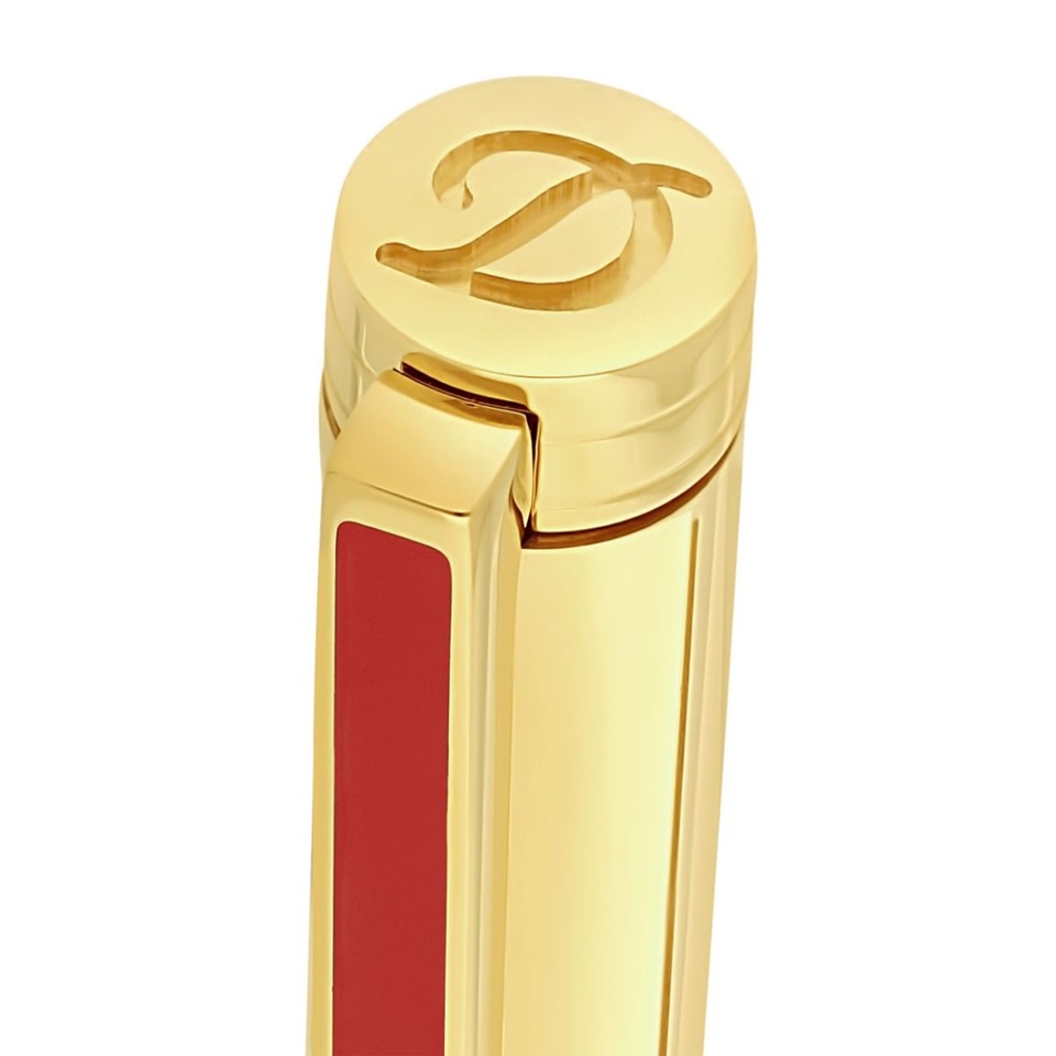 S.T. Dupont Classique Lines Yellow Gold Kugelschreiber 045078N