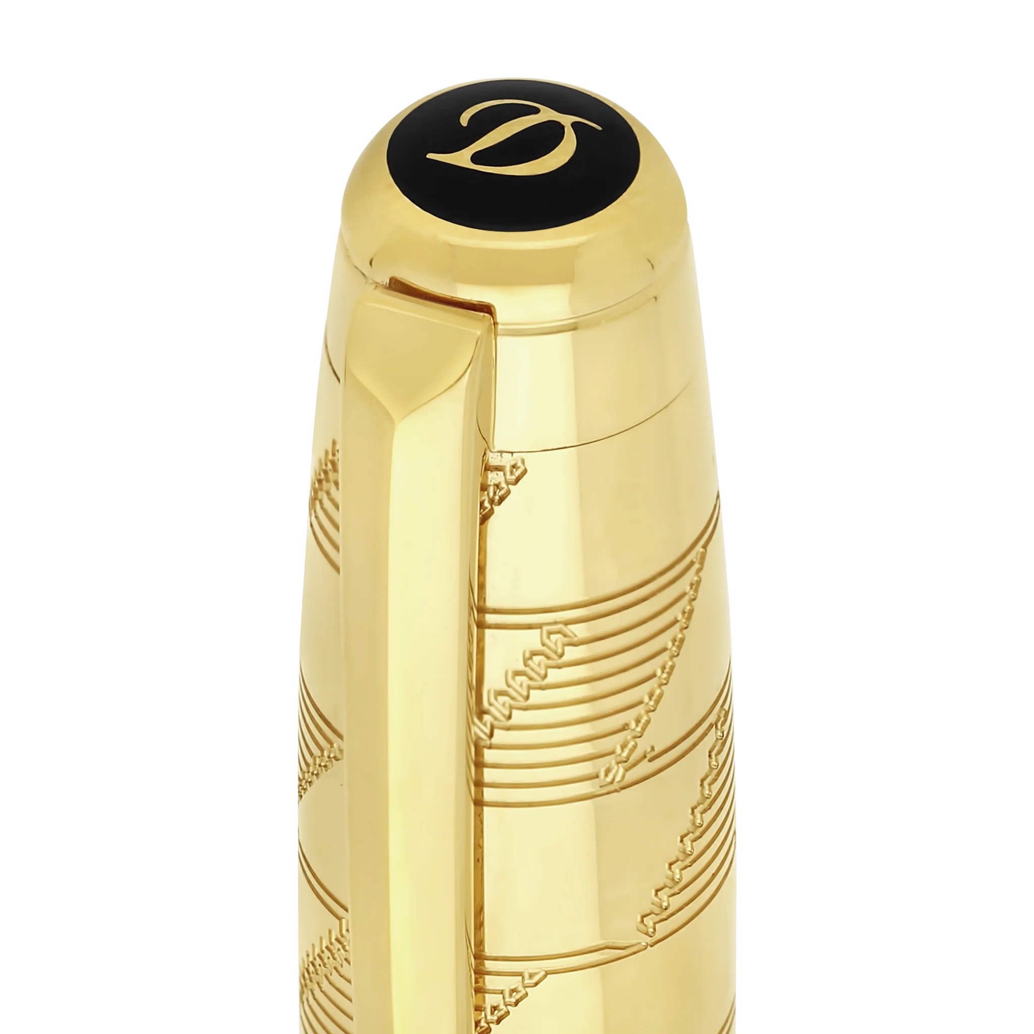 S.T. Dupont Line D Eternity Monogram 1872 Gold Large Stylo plume