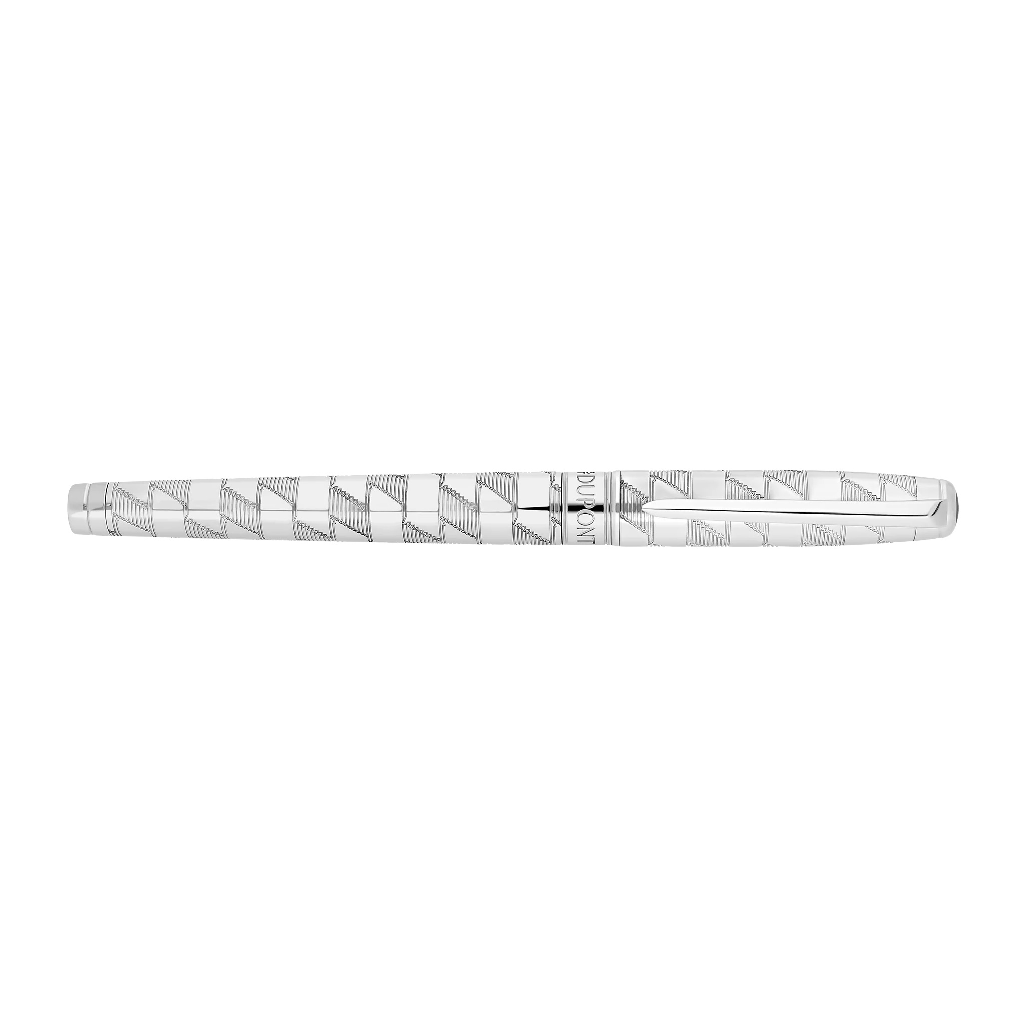 S.T. Dupont Line D Eternity Monogram 1872 Silver Large Fountain pen