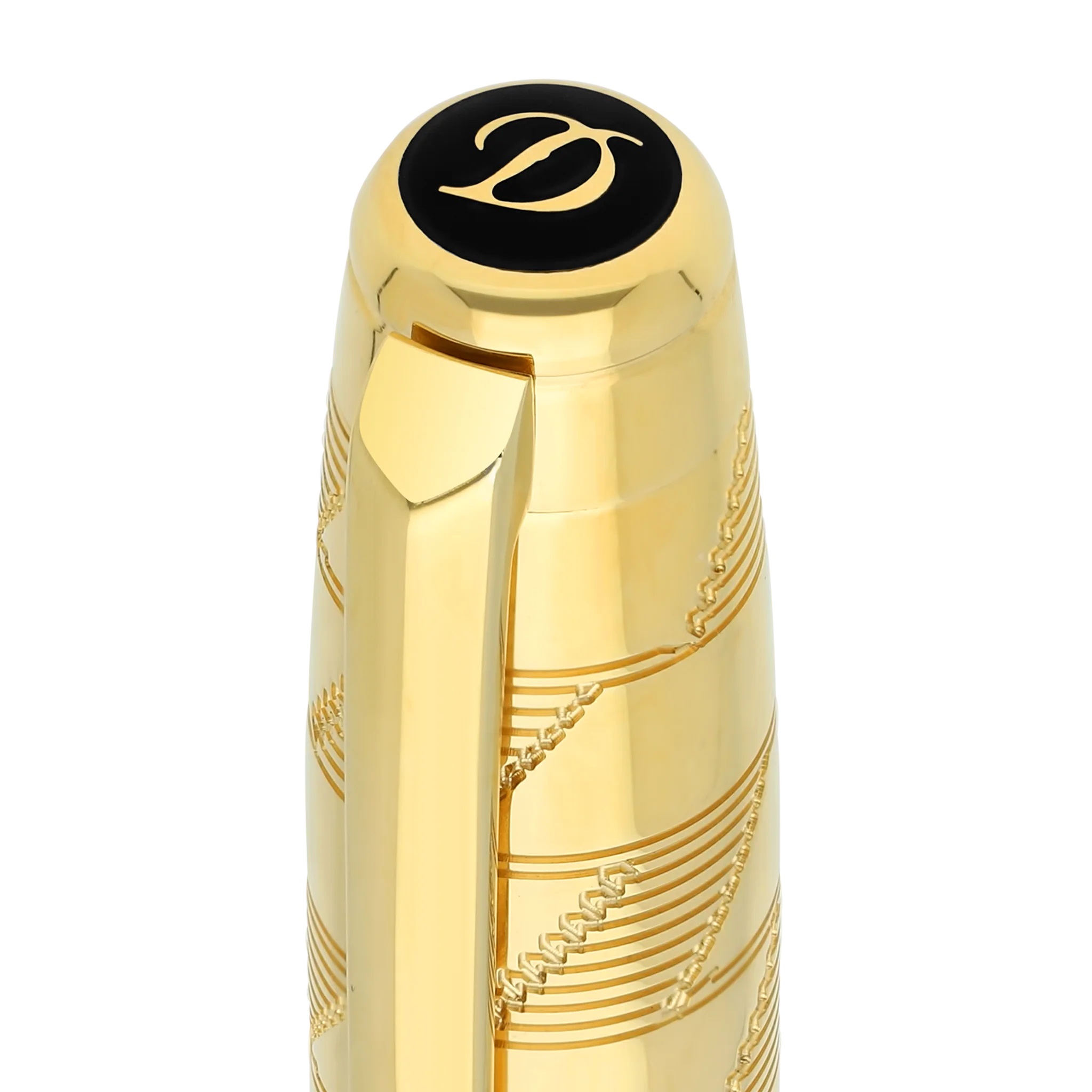 S.T. Dupont Line D Eternity Monogram 1872 Gold Medium Fountain pen