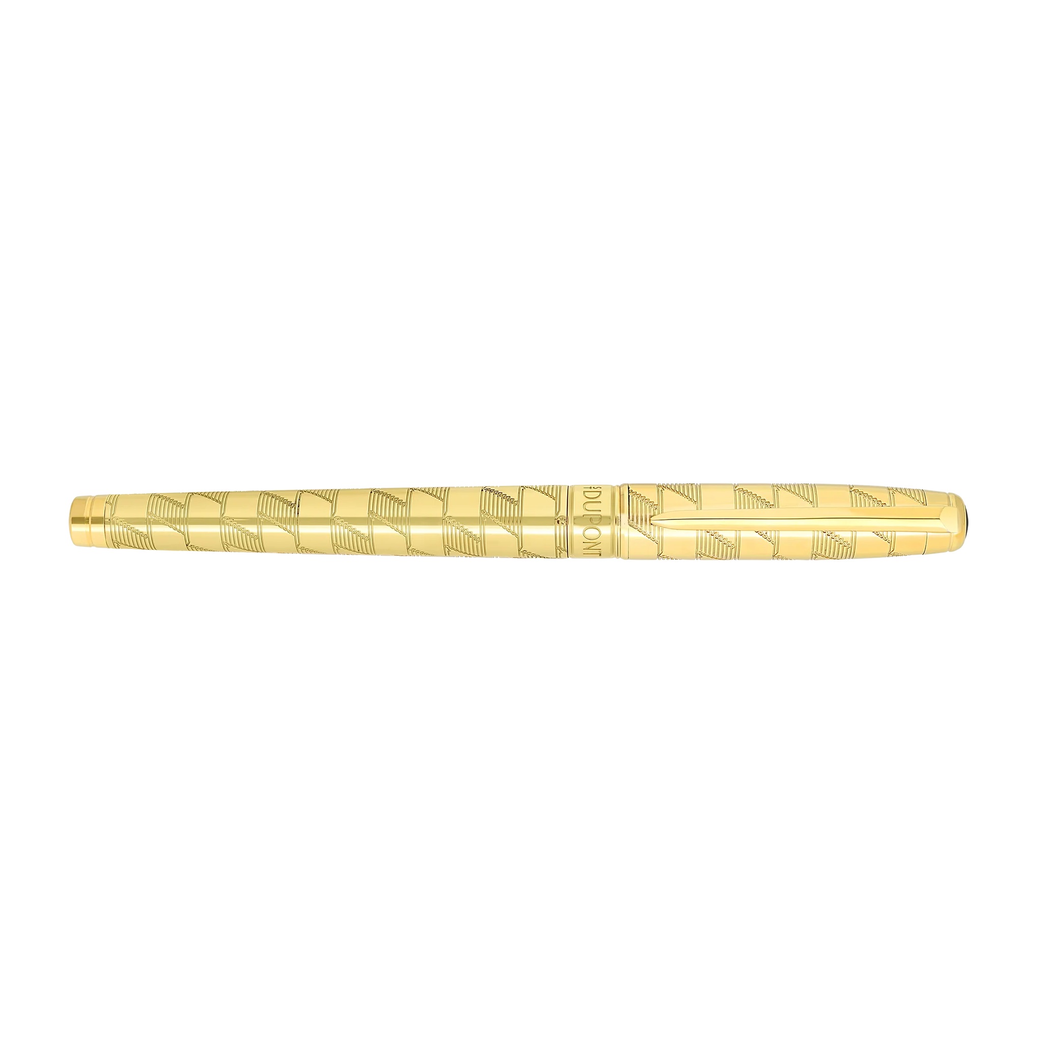 S.T. Dupont Line D Eternity Monogram 1872 Gold Medium Fountain pen