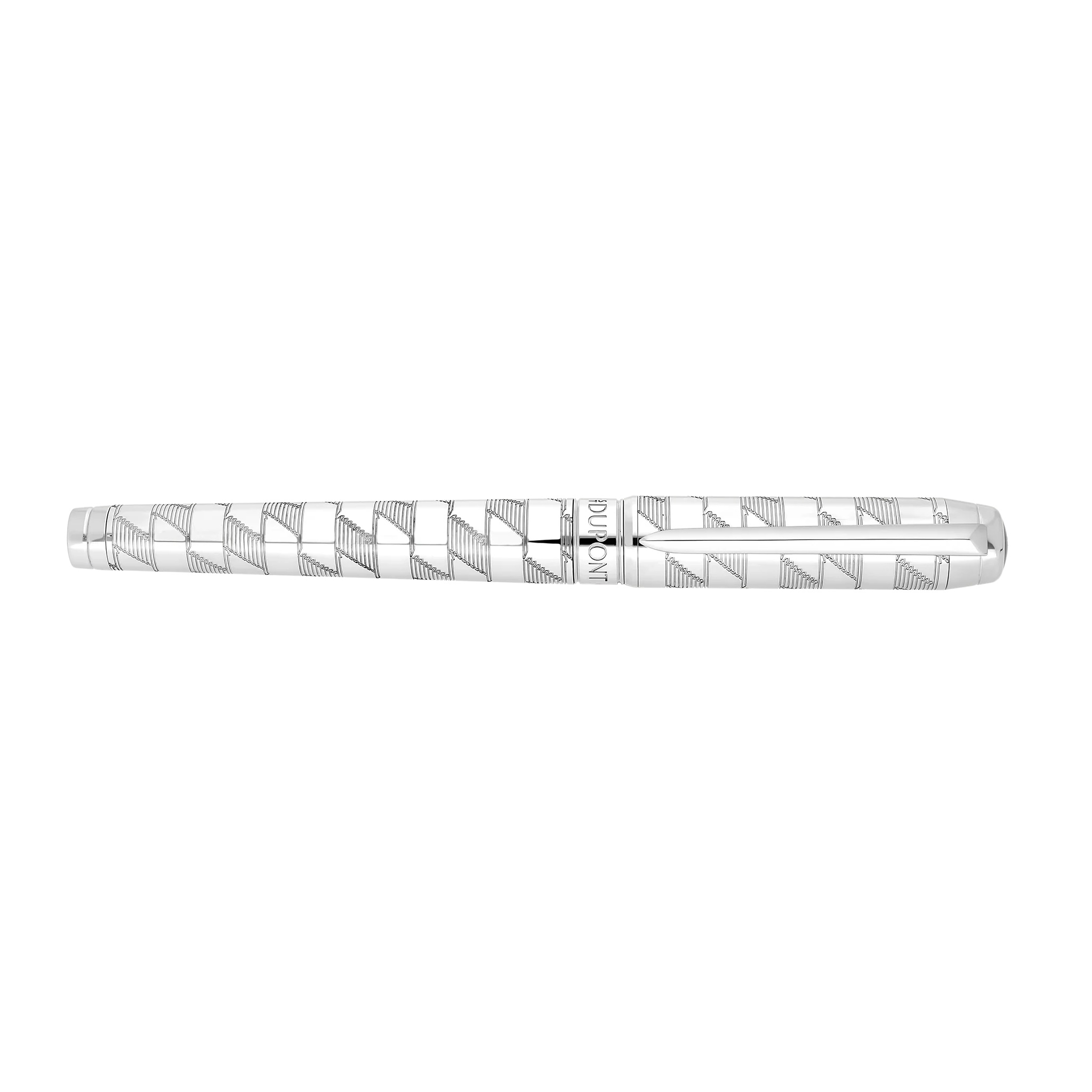 S.T. Dupont Line D Eternity Monogram 1872 Silver XL Fountain pen