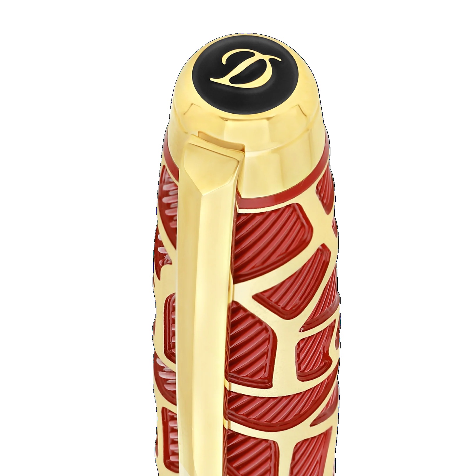 S.T. Dupont Line D Eternity Orlinski Red & Gold Large Vulpen 420060L