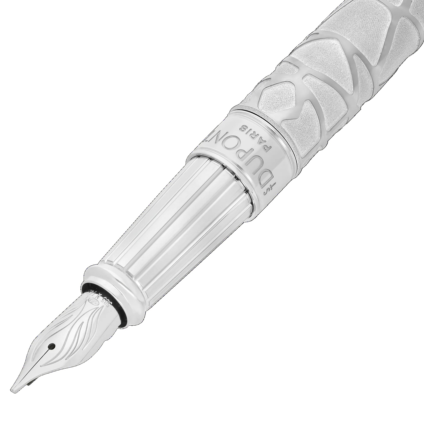 S.T. Dupont Line D Eternity Orlinski Silver Large Reservoarpenna 420062L