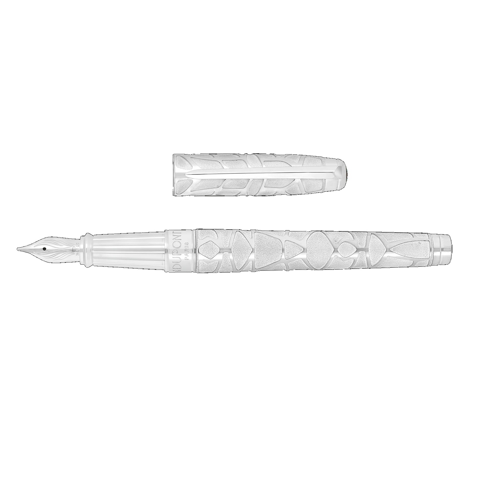 S.T. Dupont Line D Eternity Orlinski Silver Large Reservoarpenna 420062L