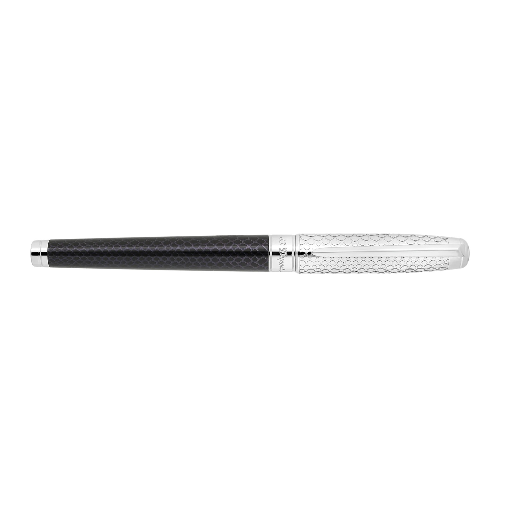 S.T. Dupont Line D Eternity Snake Skin Black Large Fountain pen 420079L