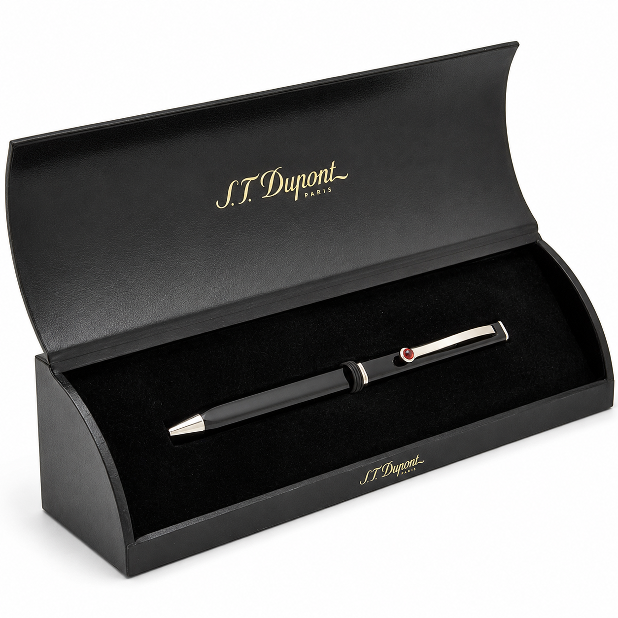 S.T. Dupont Mon Dupont Karl Lagerfeld Black Lacquer Esferográfica 435671