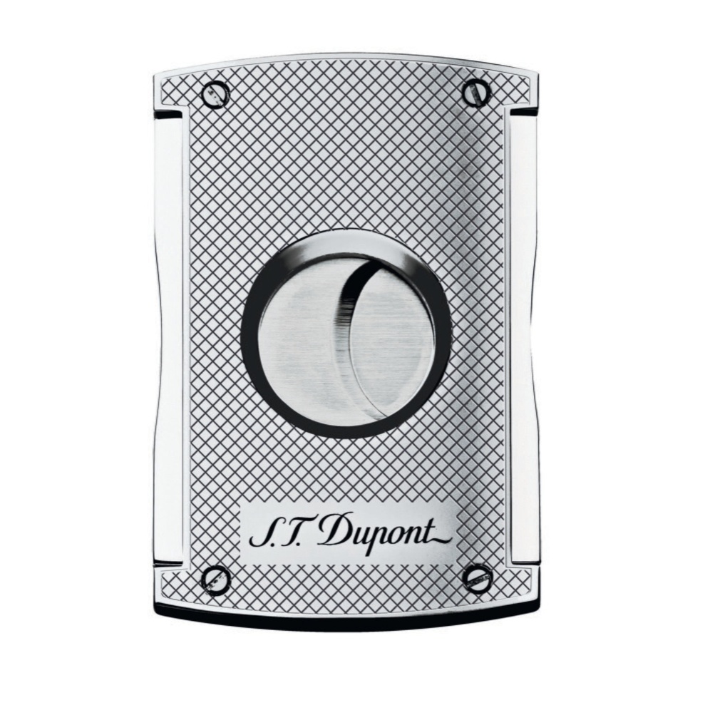 S.T. Dupont MaxiJet Chrome Grid Cigar Cutter 3257